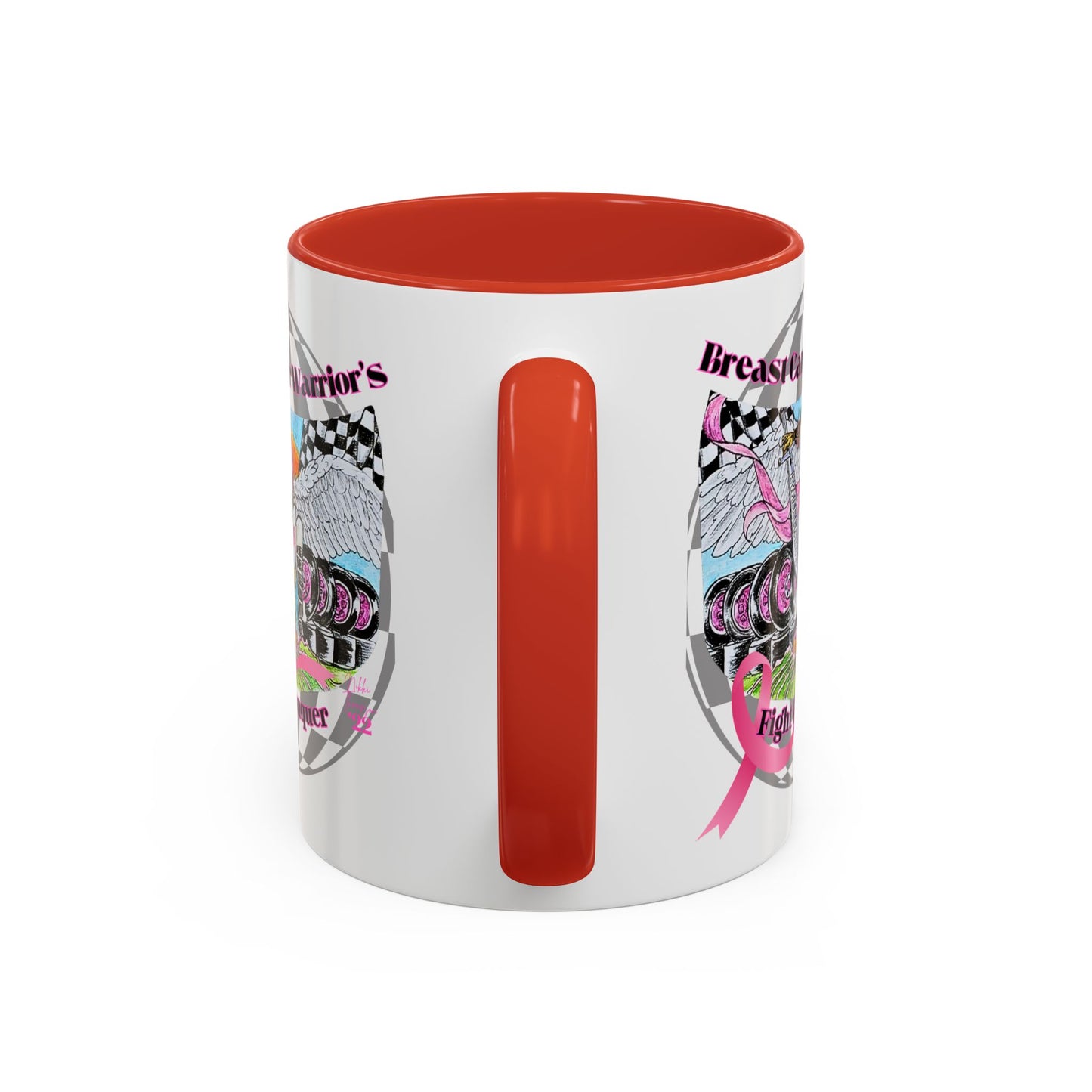 Mug - Breast Cancer Warrior by Nikki