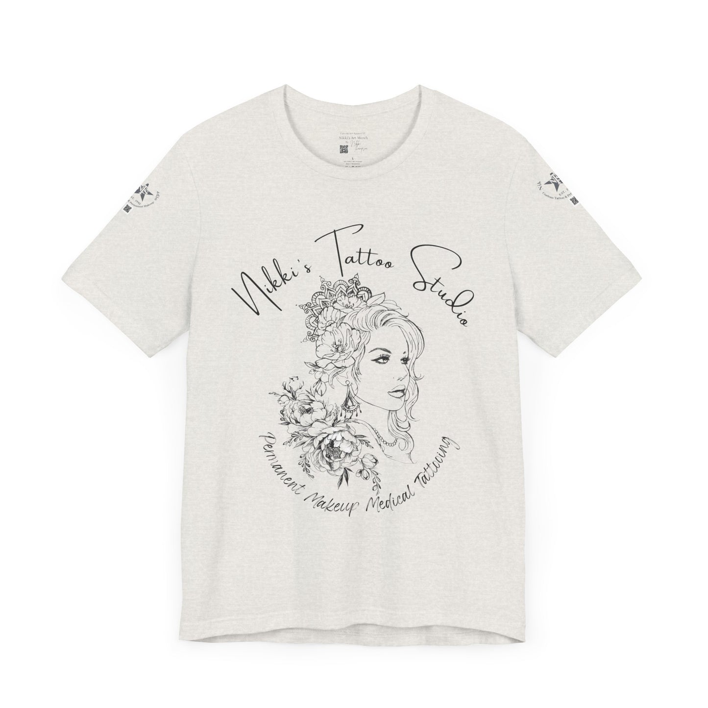 T-Shirt - Nikki's Tattoo Studio [Lady] by Nikki