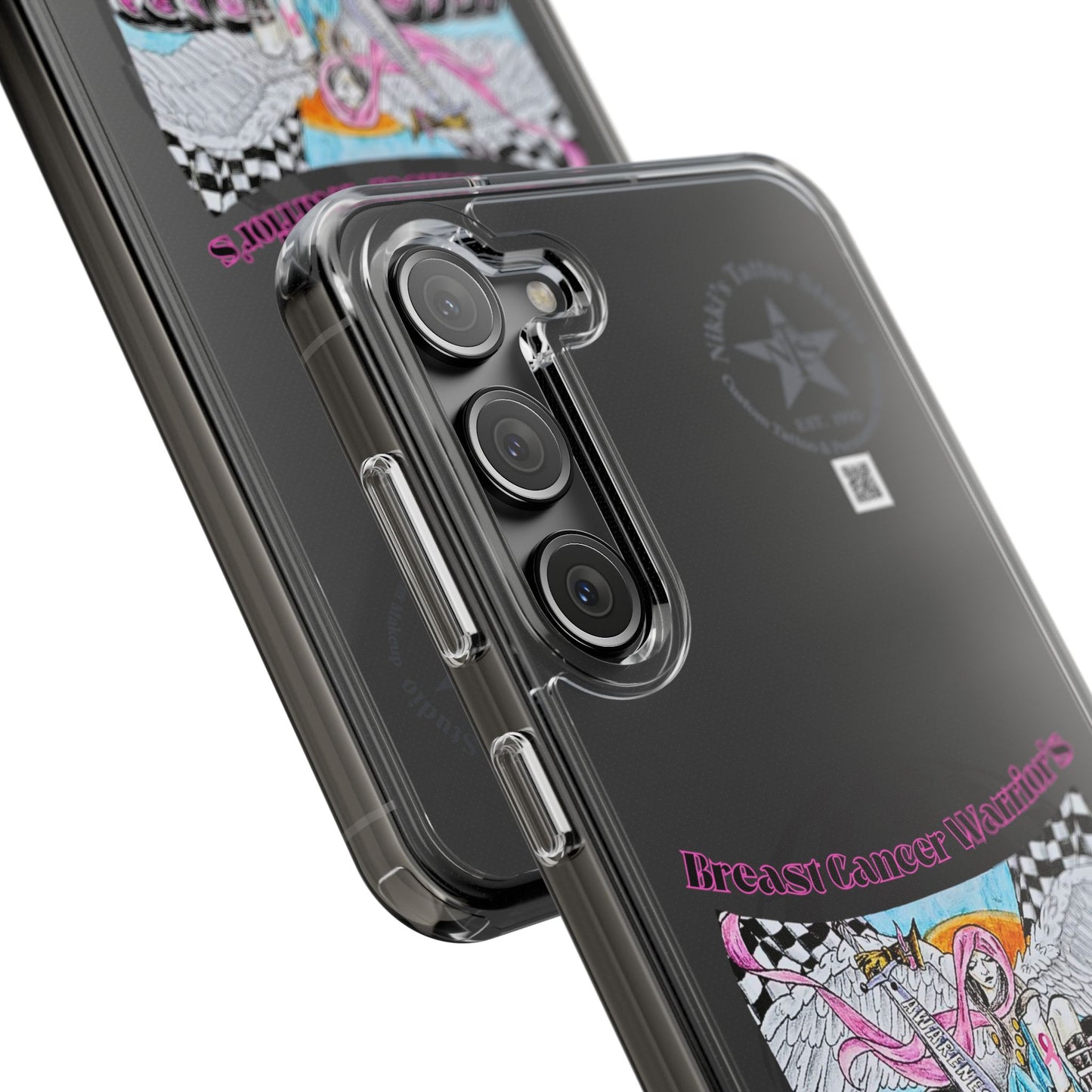 Phone Case - Breast Cancer Warrior by Nikki