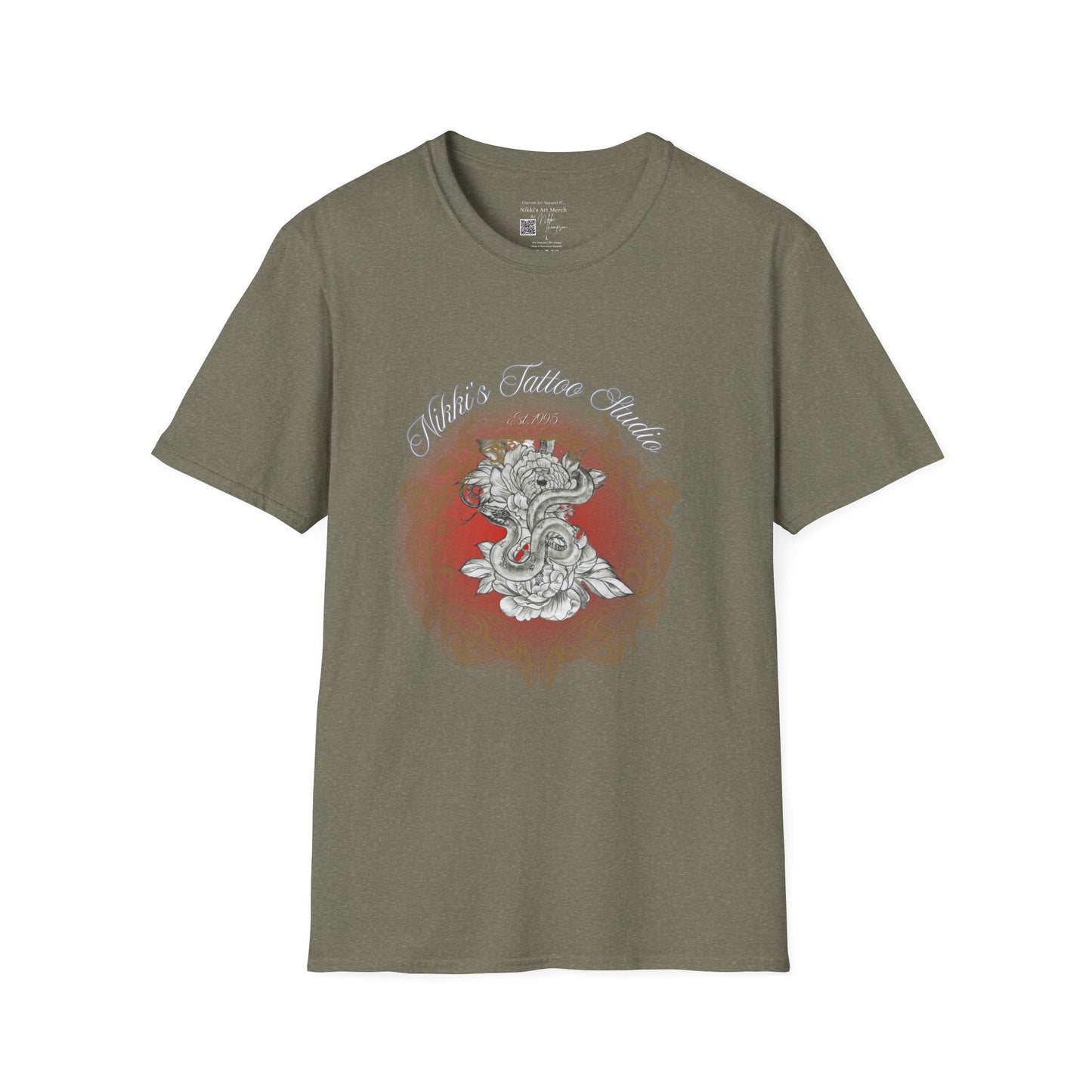 T-Shirt Nikki's Tattoo Studio Human Billboard