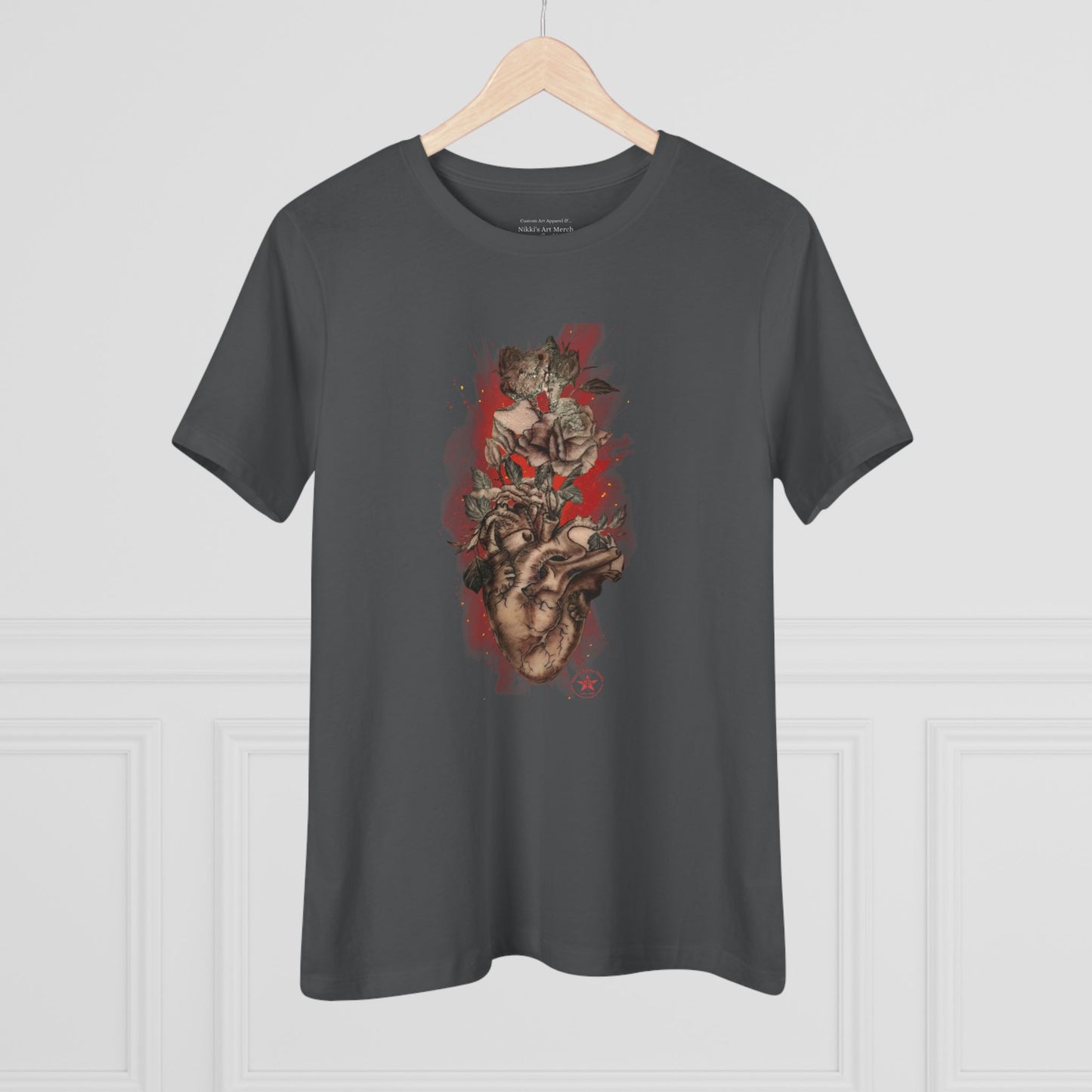 Anatomical Heart - Sephia by Nikki Women's Cotton Tee