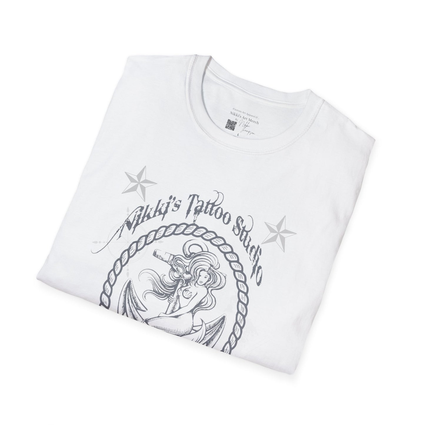 T-Shirt - Nikki's Tattoo Studio Mermaid by Nikki