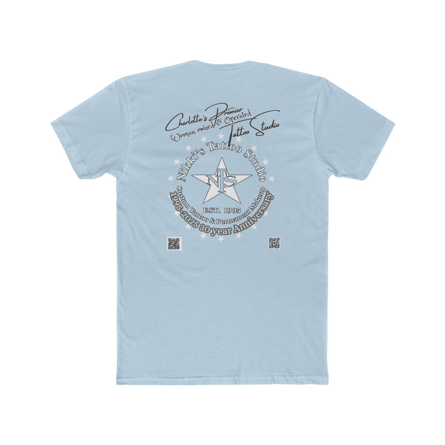 Anatomical Heart Tattoo by Nikki Unisex Cotton Crew Tee