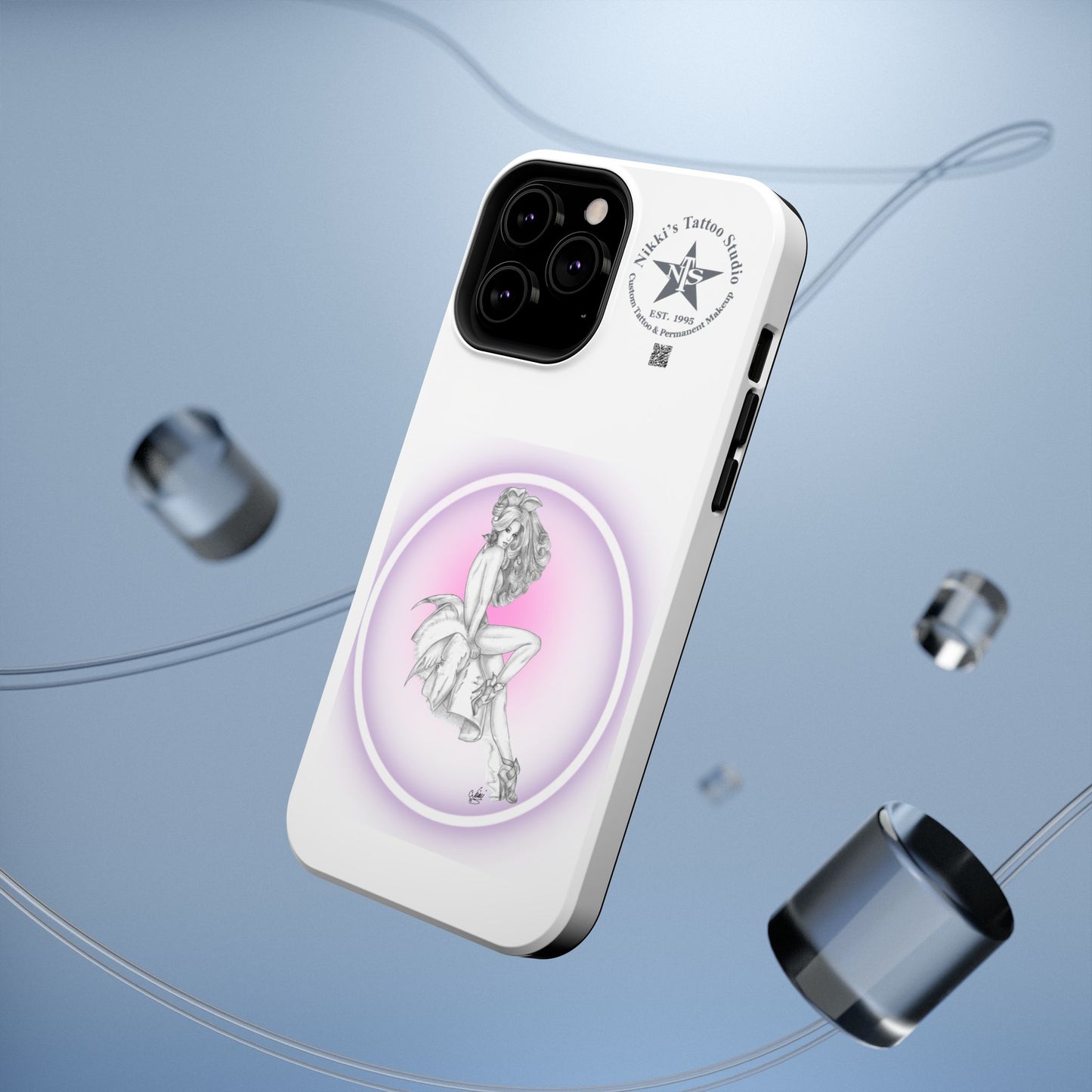 Phone Case: Pin Up Bunny Girl by Nikki