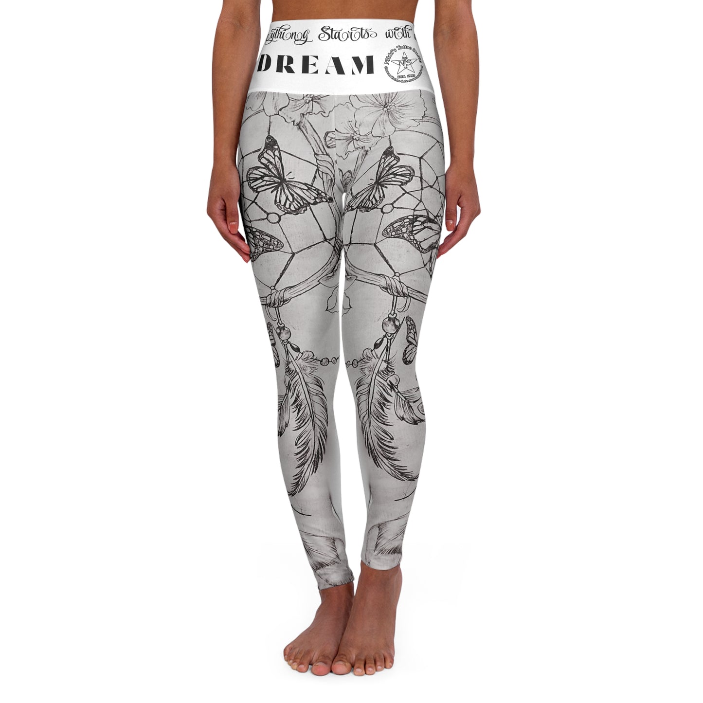 Yoga Leggings - Nikki's Dreamcatcher Art
