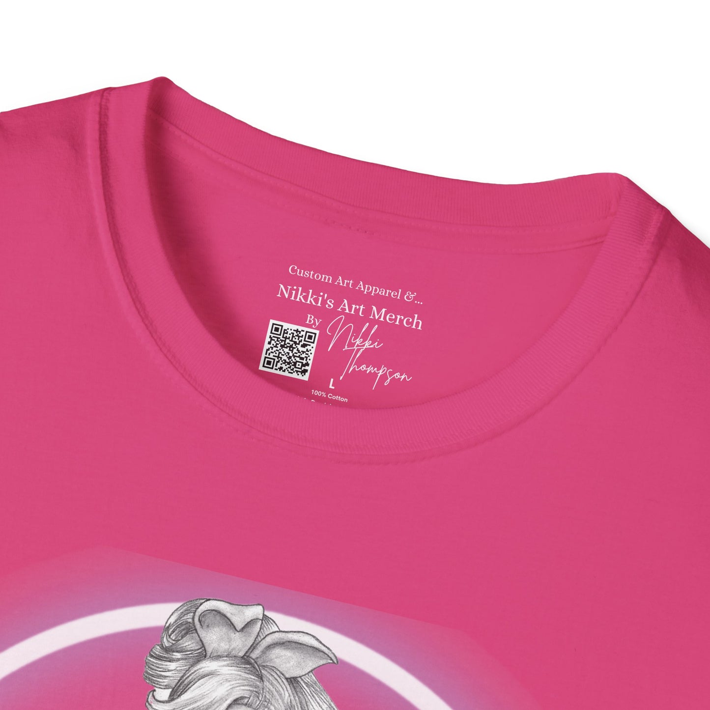 T-Shirt - Pretty Pin Up Bunny by Nikki