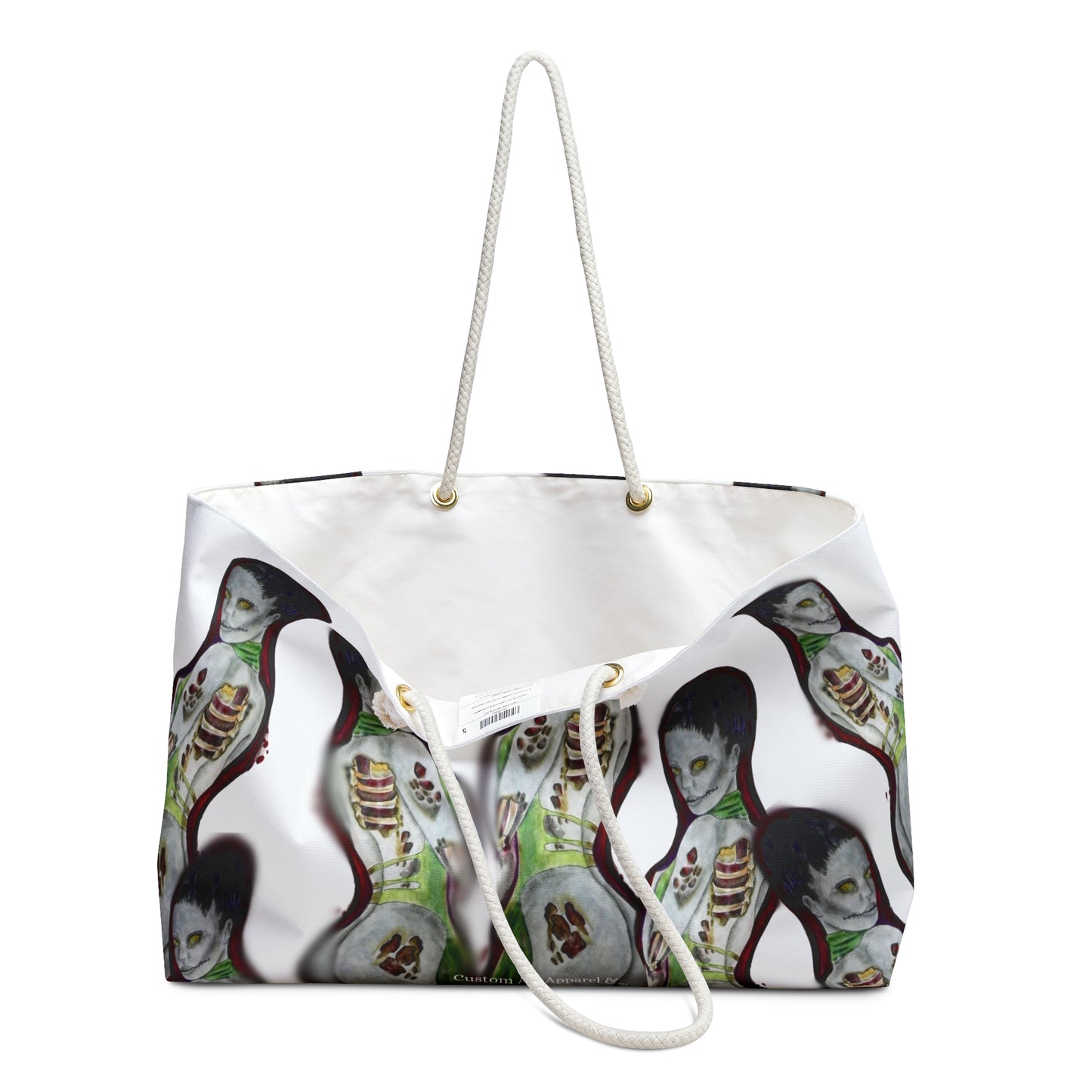 Weekender Bag  - Zombie Lady by Nikki