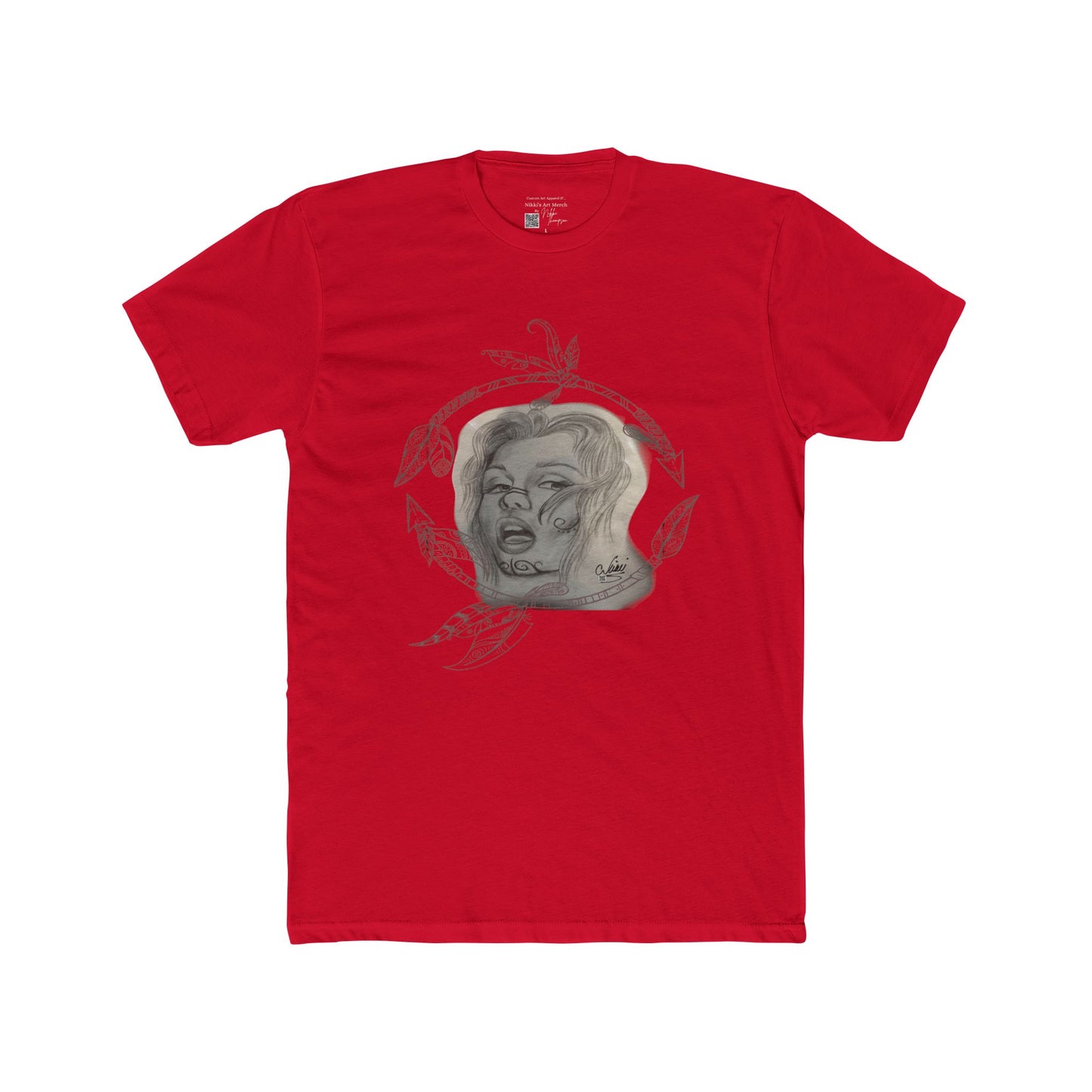 T-Shirt Unisex Crew - Beautiful Face by Nikki