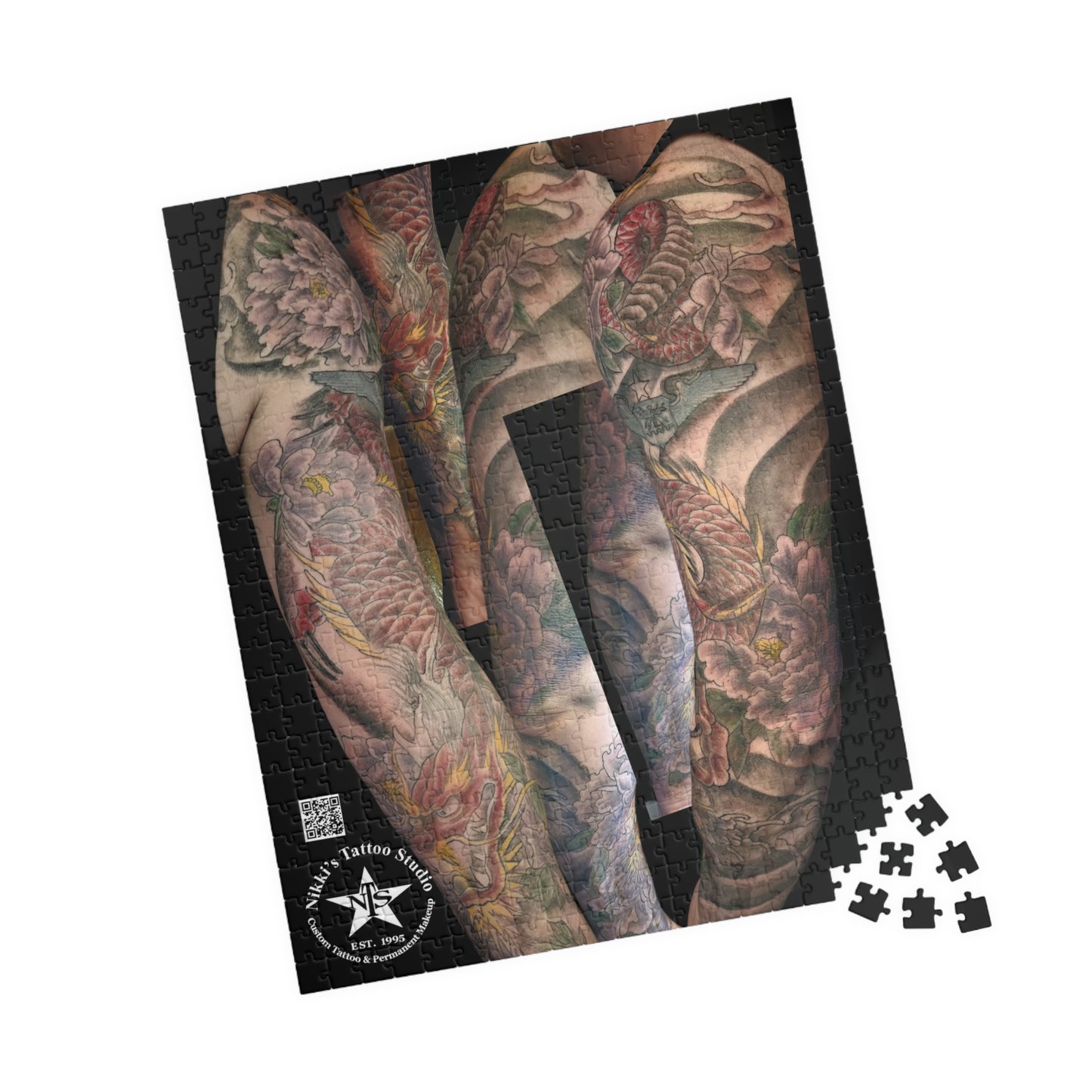 Puzzle Game: Nikki's Tattoo Art - Glossy Finish - 110, 252, 520 Pieces