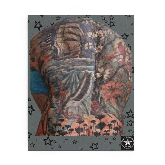 Puzzle Game:  Back Tattoo by Nikki   14x11