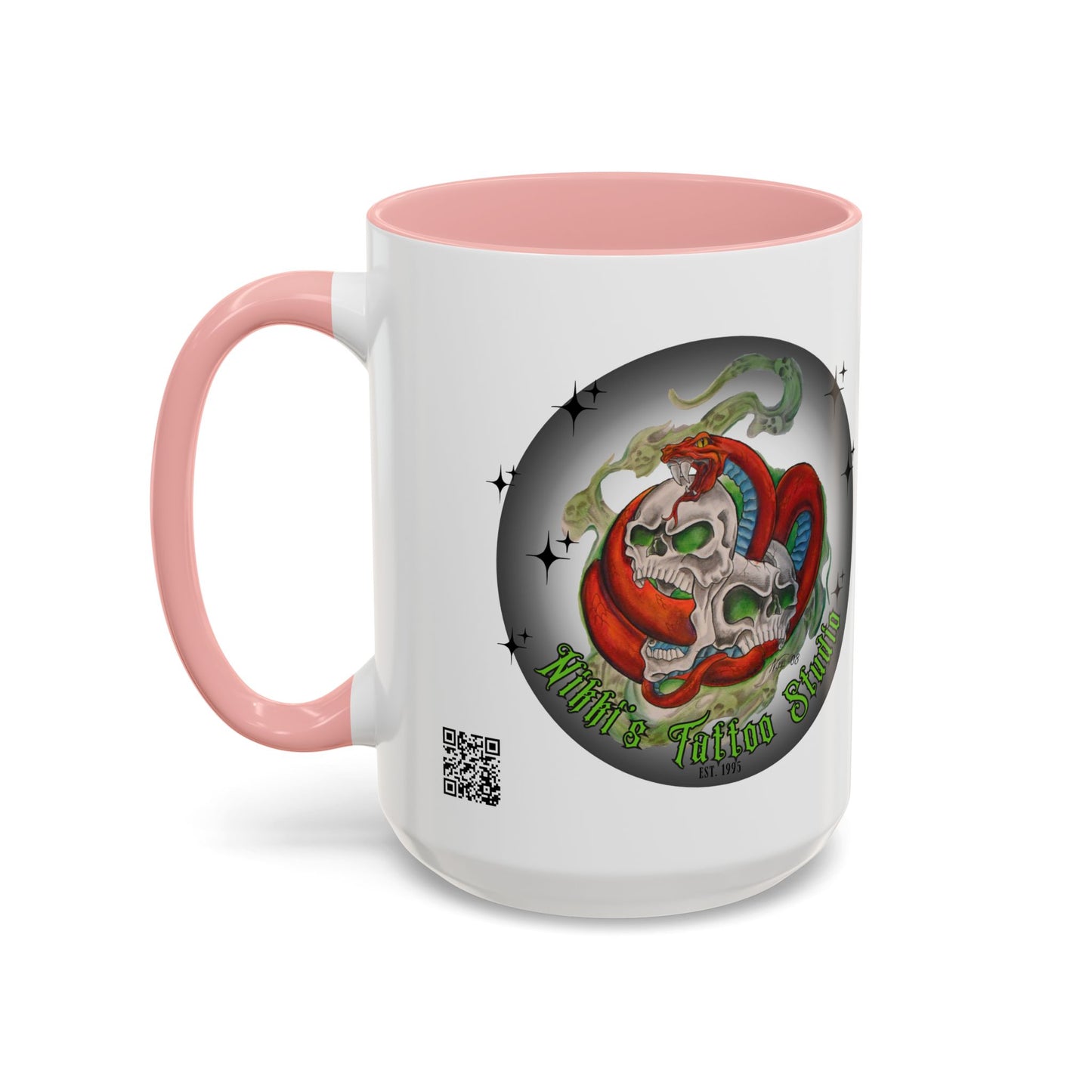 Mug - Nikki's Tattoo Studio (Skull & Snake)