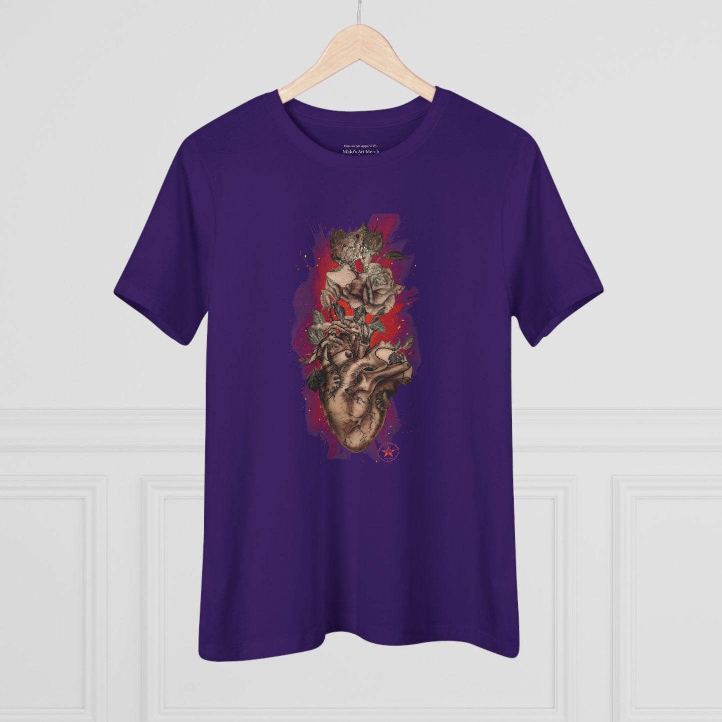 Anatomical Heart - Sephia by Nikki Women's Cotton Tee