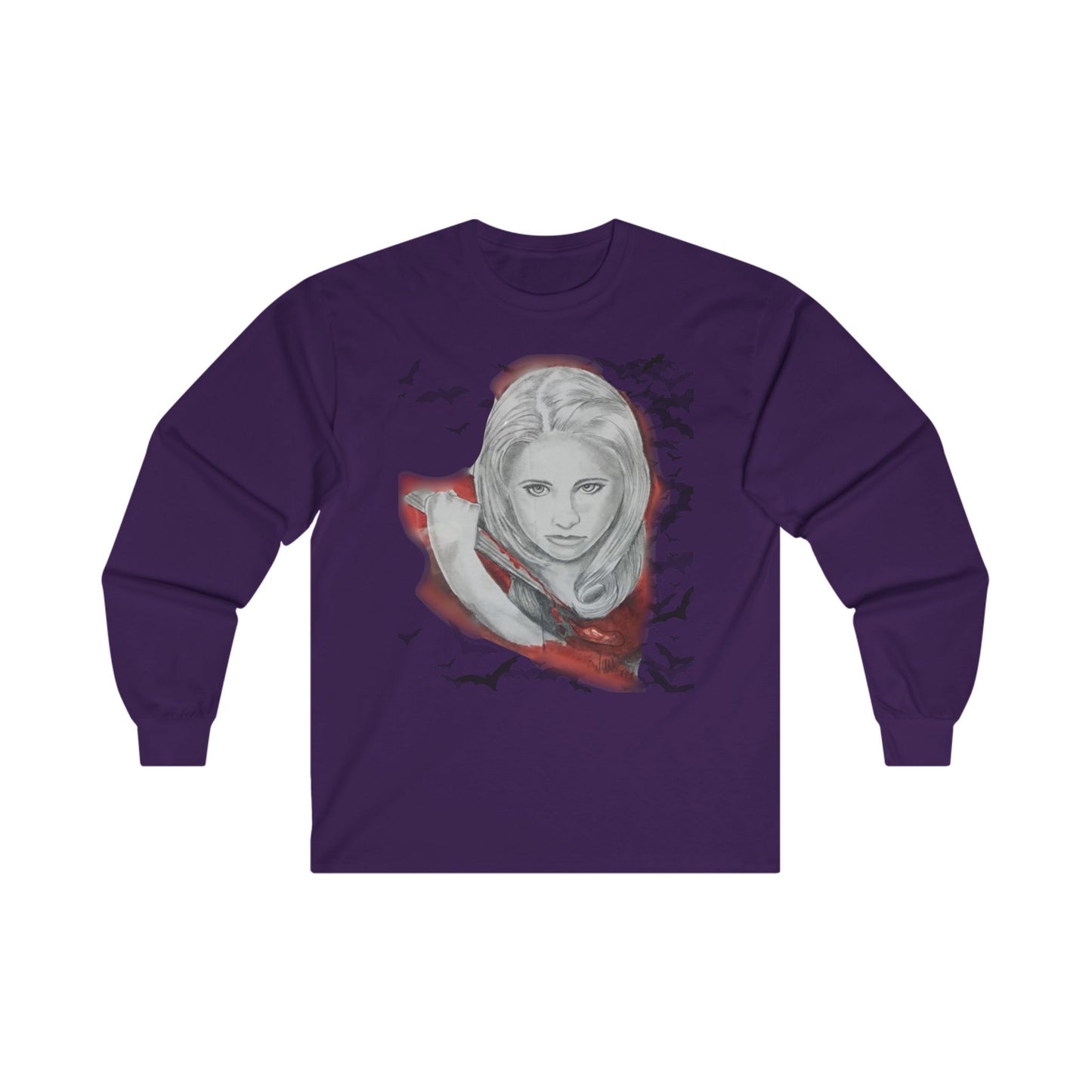 T-Shirt Long Sleeve - Vampire Slayer by Nikki