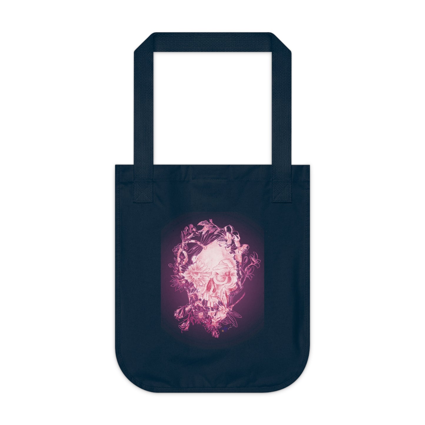 Floral Skull Tattoo by Nikki - Organic Tote Bag