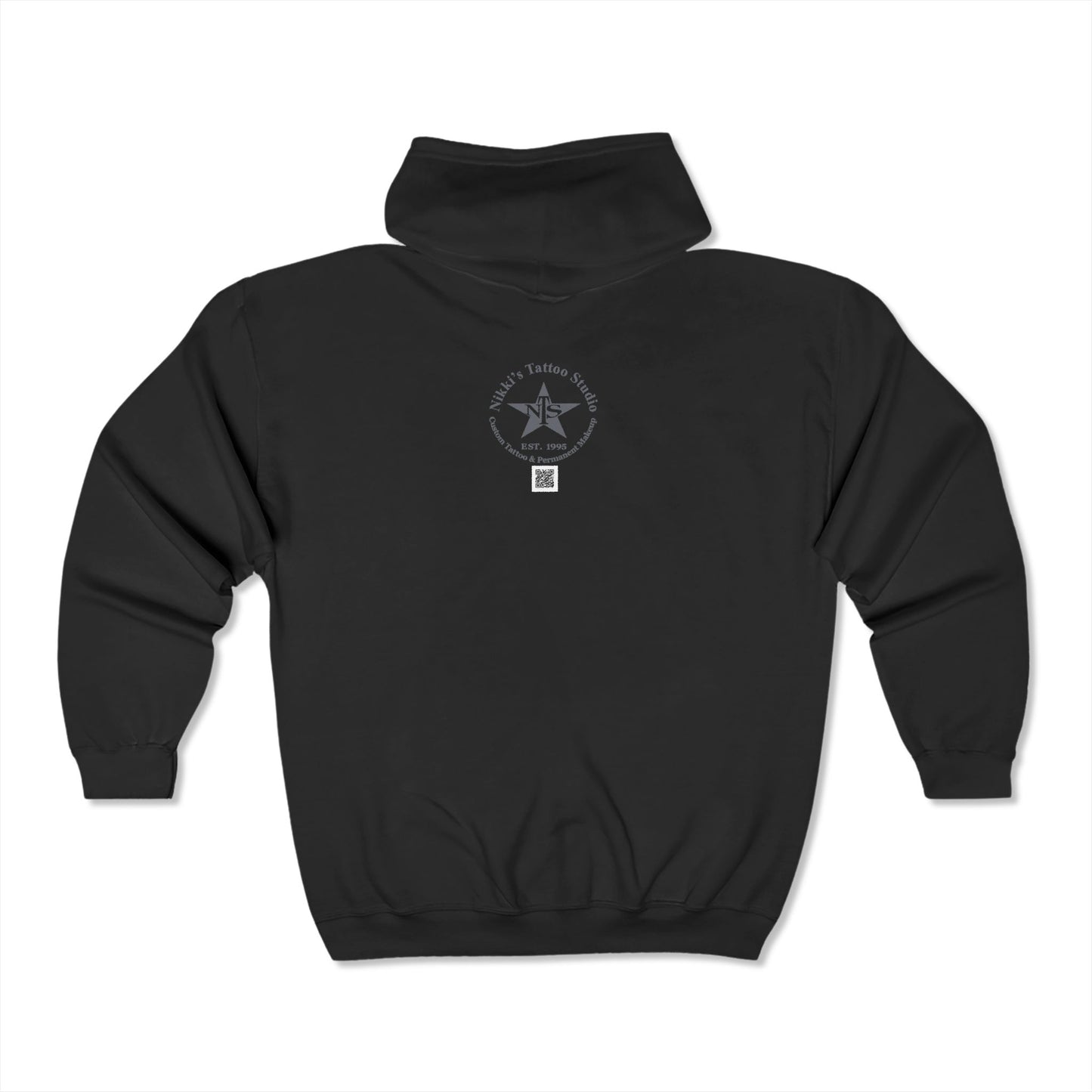 Hooded Sweatshirt Zip  Up - Twins by Nikki