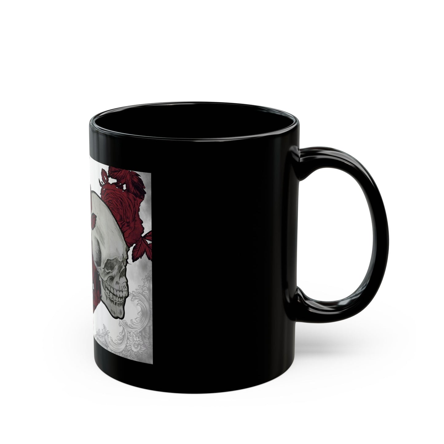 Skulls and Roses Art by Nikki Black Mug (11oz and 15oz)