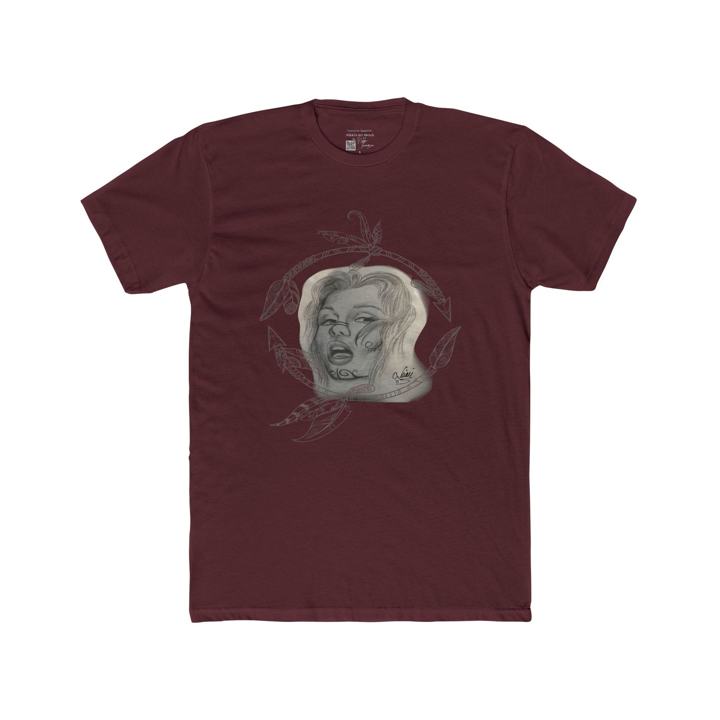 T-Shirt Unisex Crew - Beautiful Face by Nikki