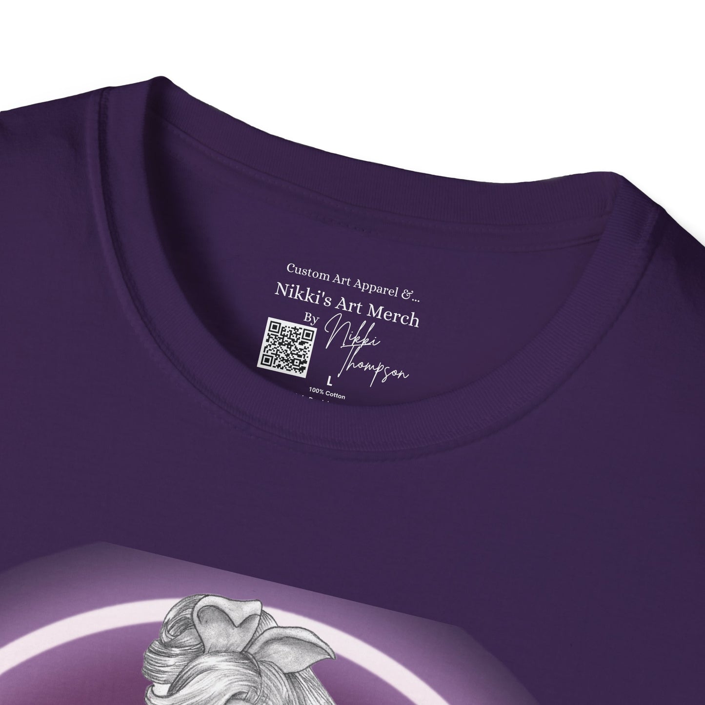 T-Shirt - Pretty Pin Up Bunny by Nikki