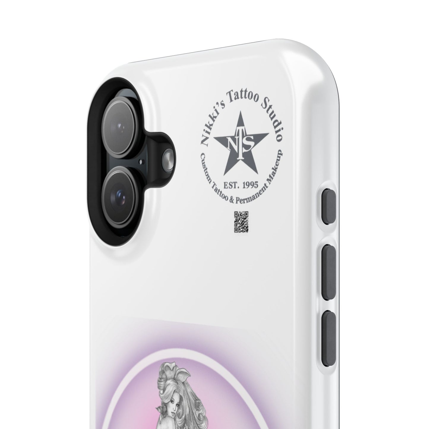 Phone Case: Pin Up Bunny Girl by Nikki