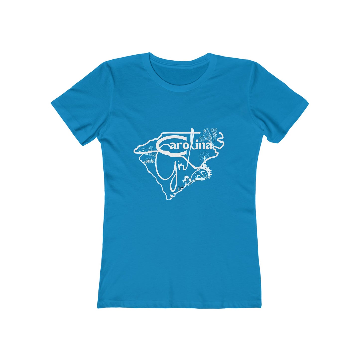T-Shirt Ladies - Carolina Girl by local NC artist Nikki Thompson