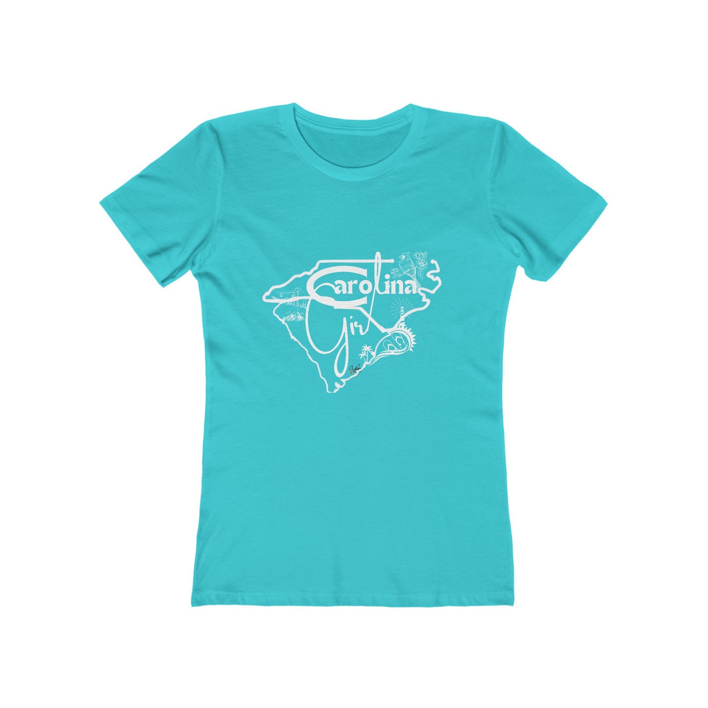 T-Shirt Ladies - Carolina Girl by local NC artist Nikki Thompson