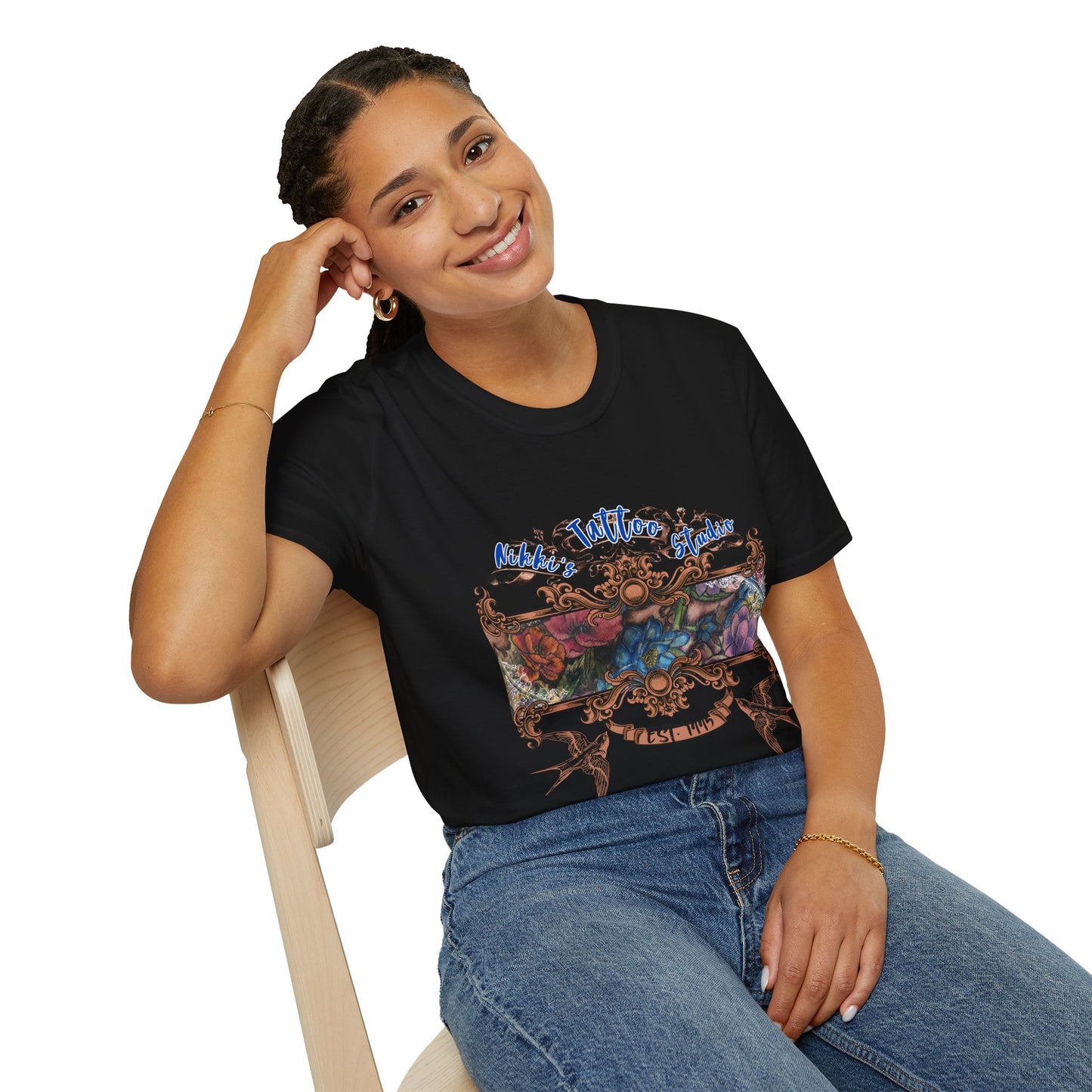 T-Shirt Unisex - Nikki's Tattoo Studio Art Collection by Nikki