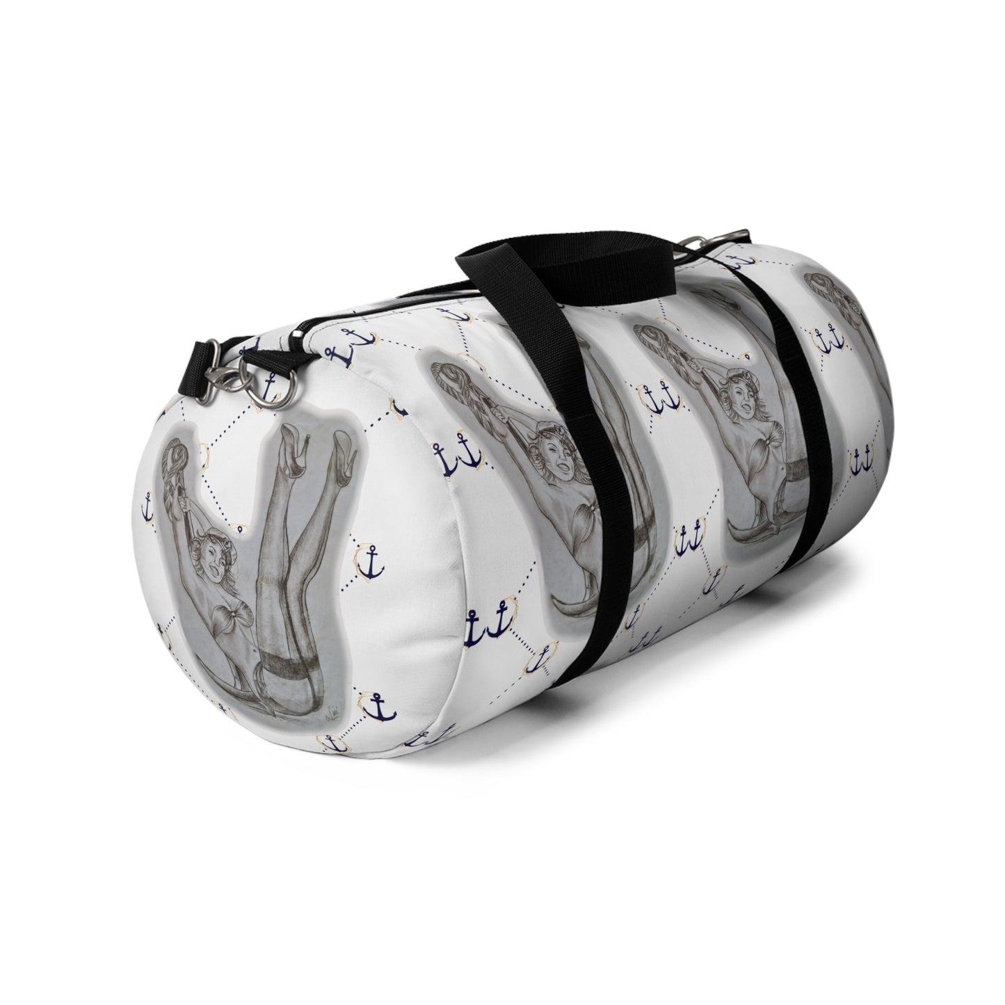 Duffel Bag - Pin Up Sailor Girl by Nikki