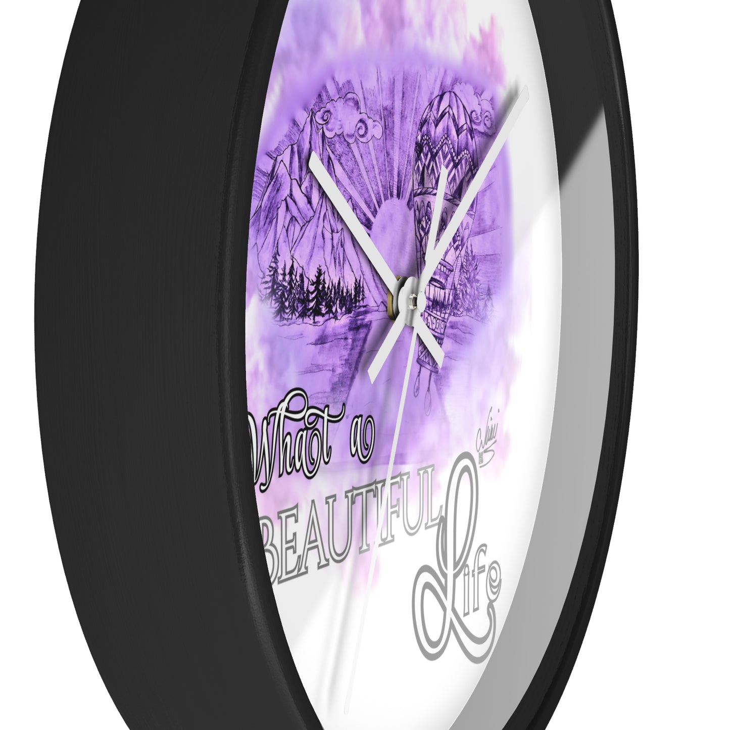 Wall Clock - What A Beautiful LIfe by Nikki