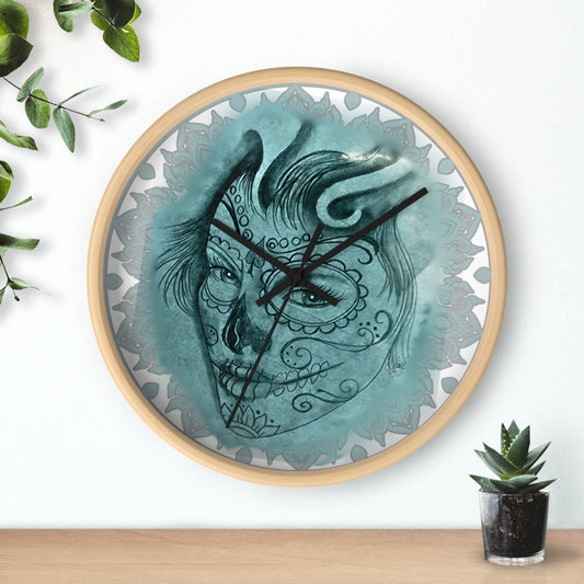 Wall Clock - Beautiful Face by Nikki