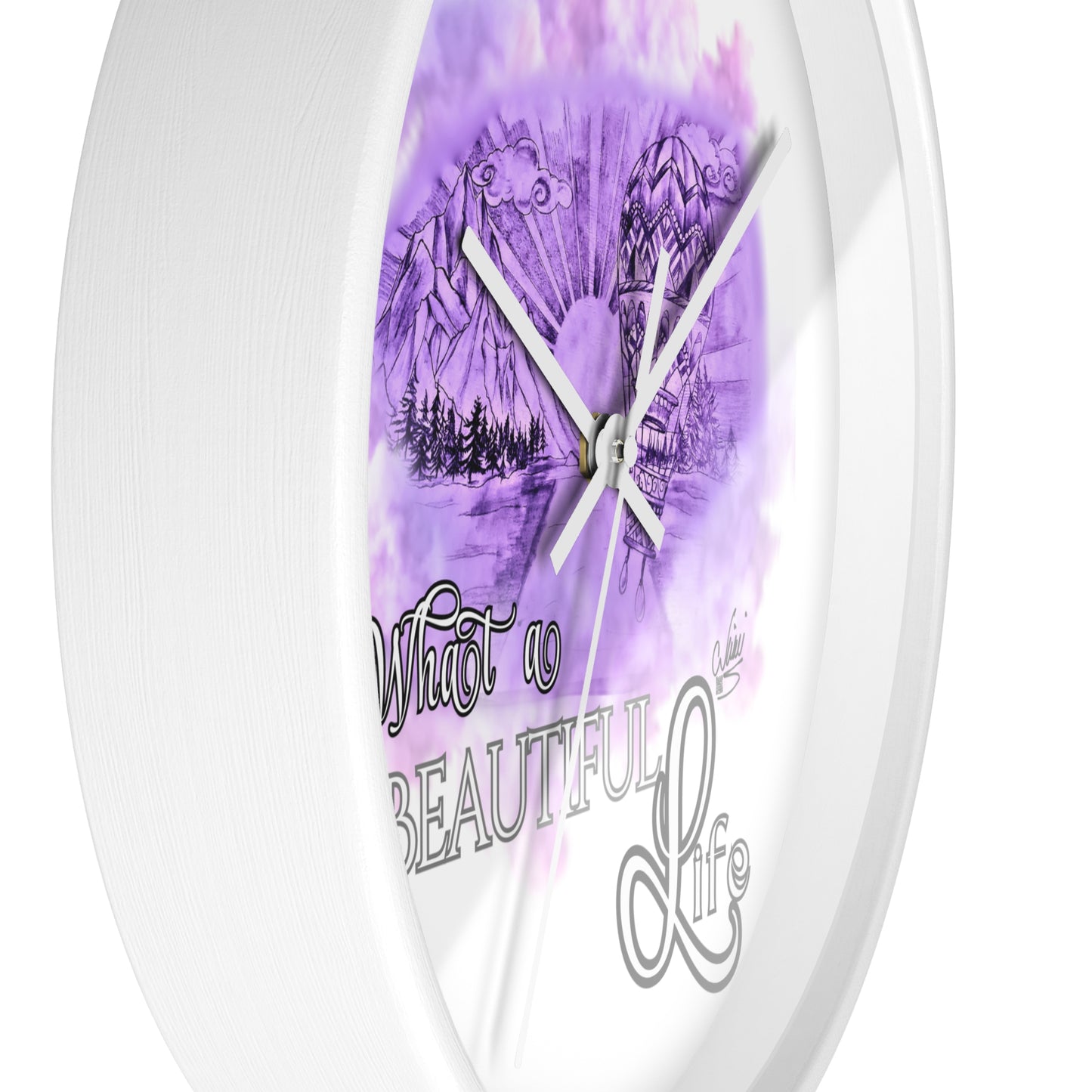 Wall Clock - What A Beautiful LIfe by Nikki