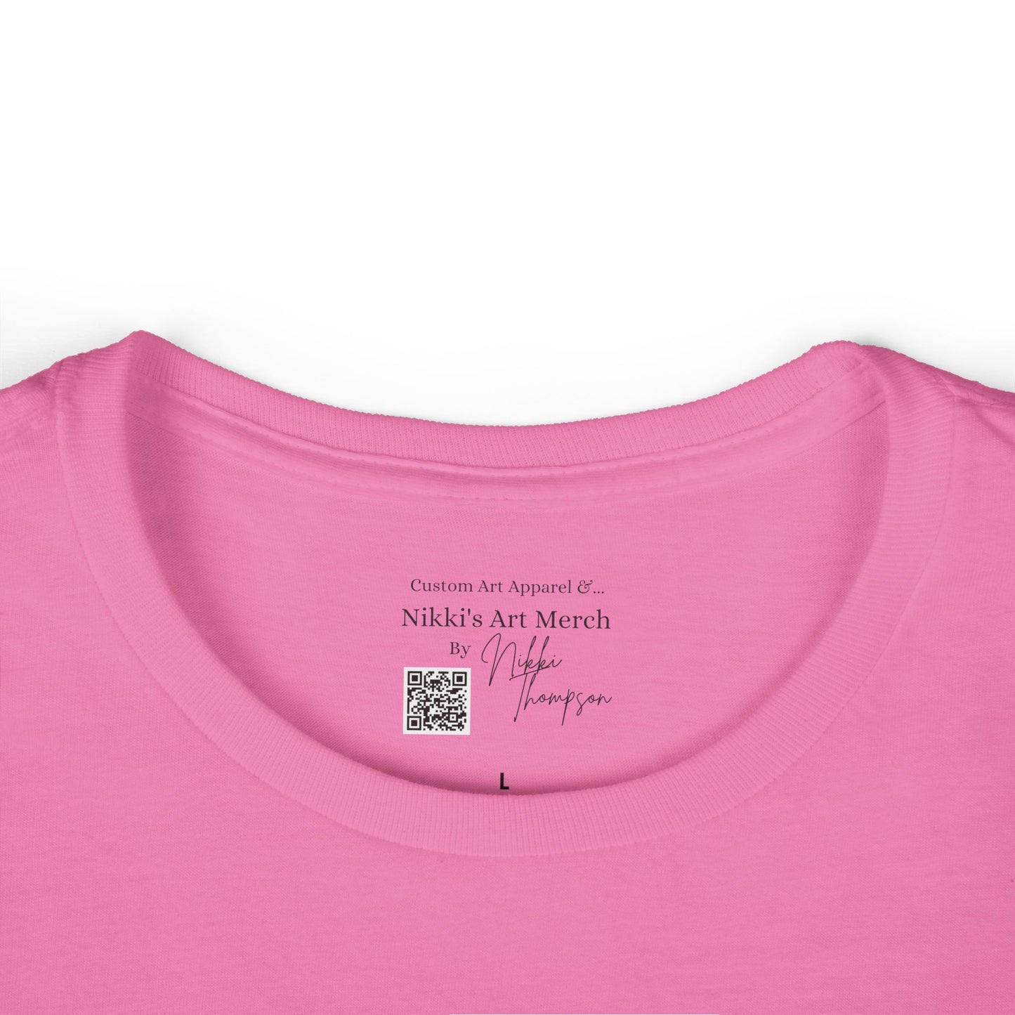 T-Shirt Women's Softstyle - Pretty Bunny Pin Up by Nikki