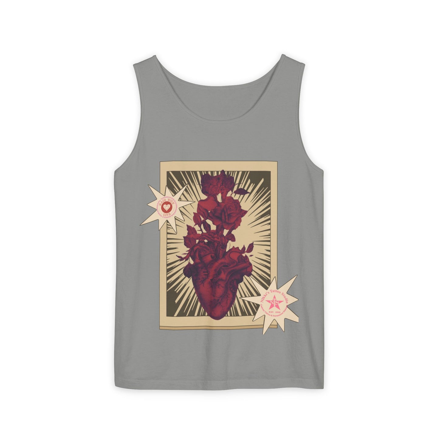 Anatomical Heart Tank Top by Nikki