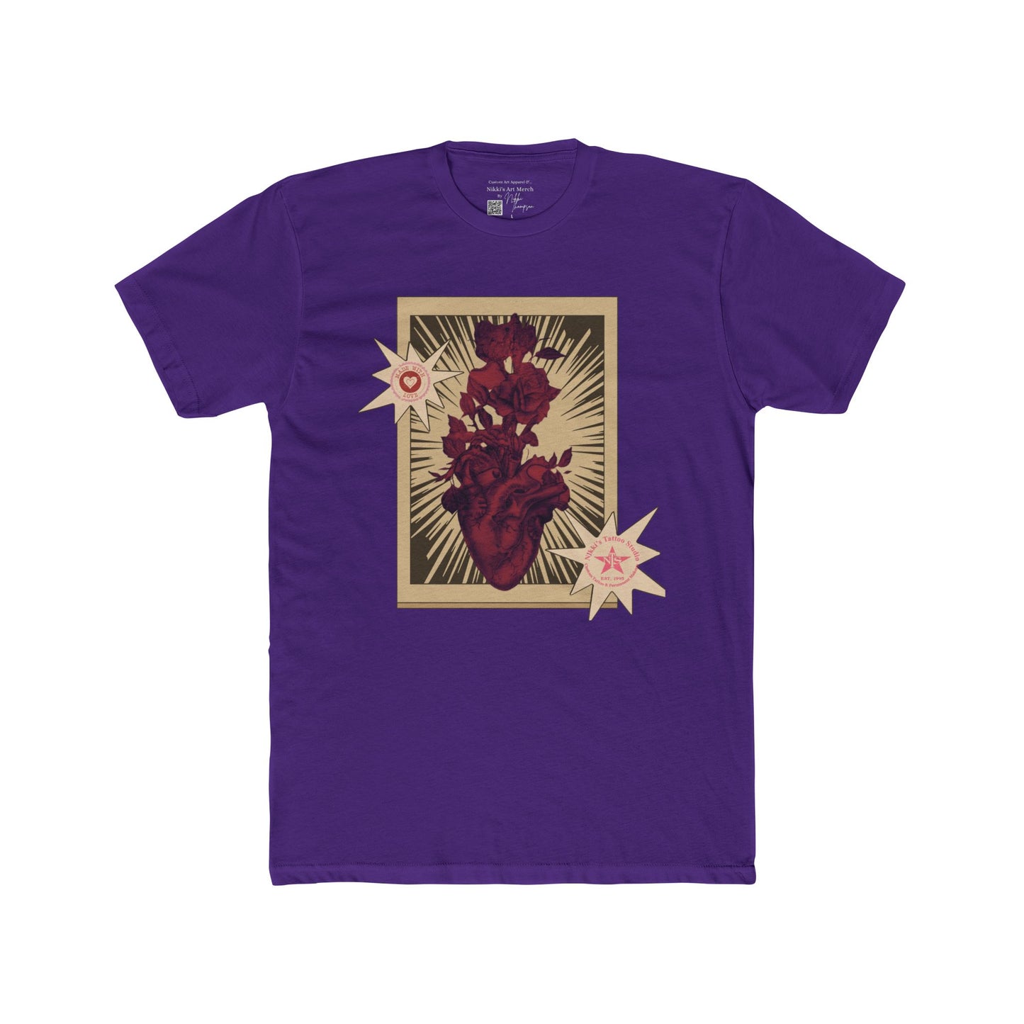 Anatomical Heart Tattoo Unisex Tee - Nikki Thomspon Design