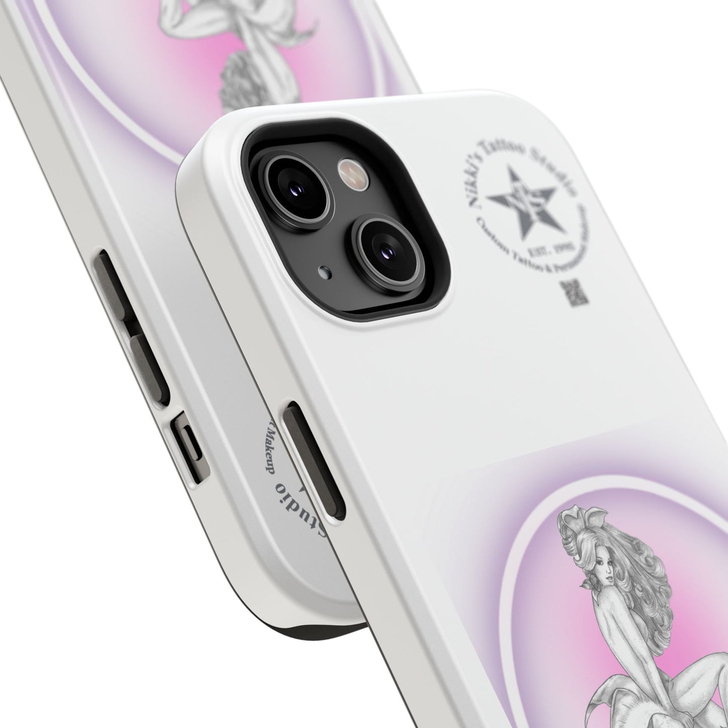Phone Case: Pin Up Bunny Girl by Nikki