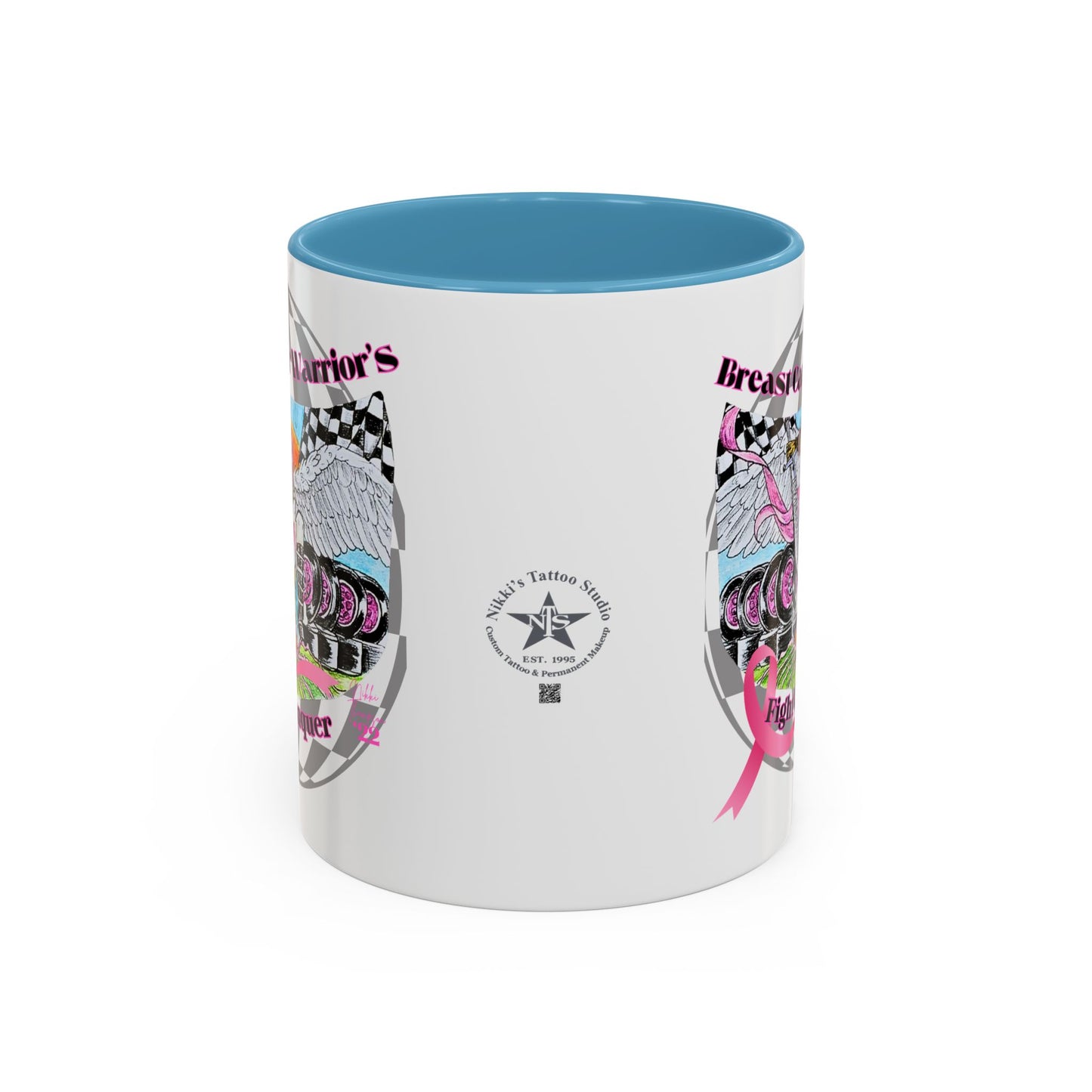 Mug - Breast Cancer Warrior by Nikki