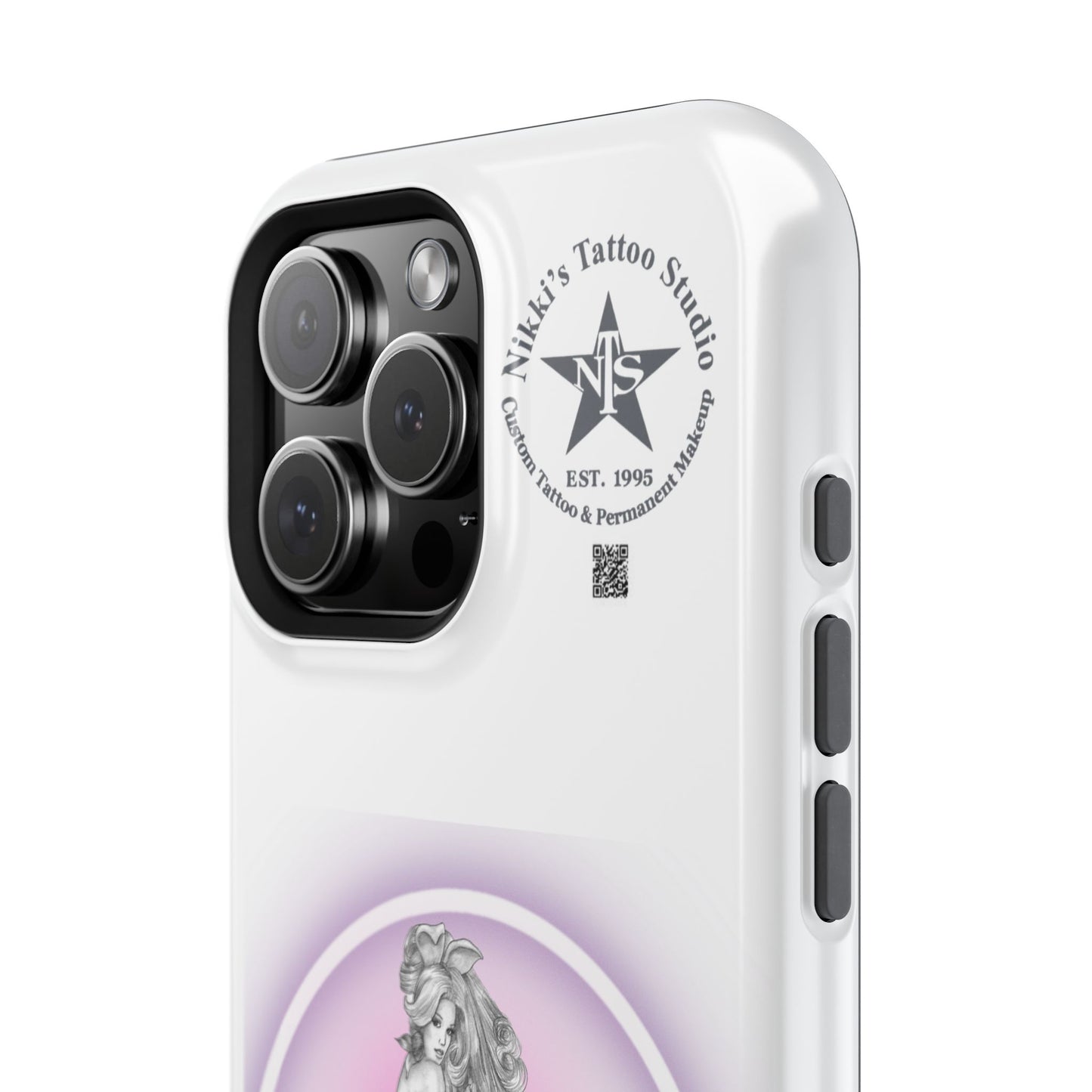 Phone Case: Pin Up Bunny Girl by Nikki