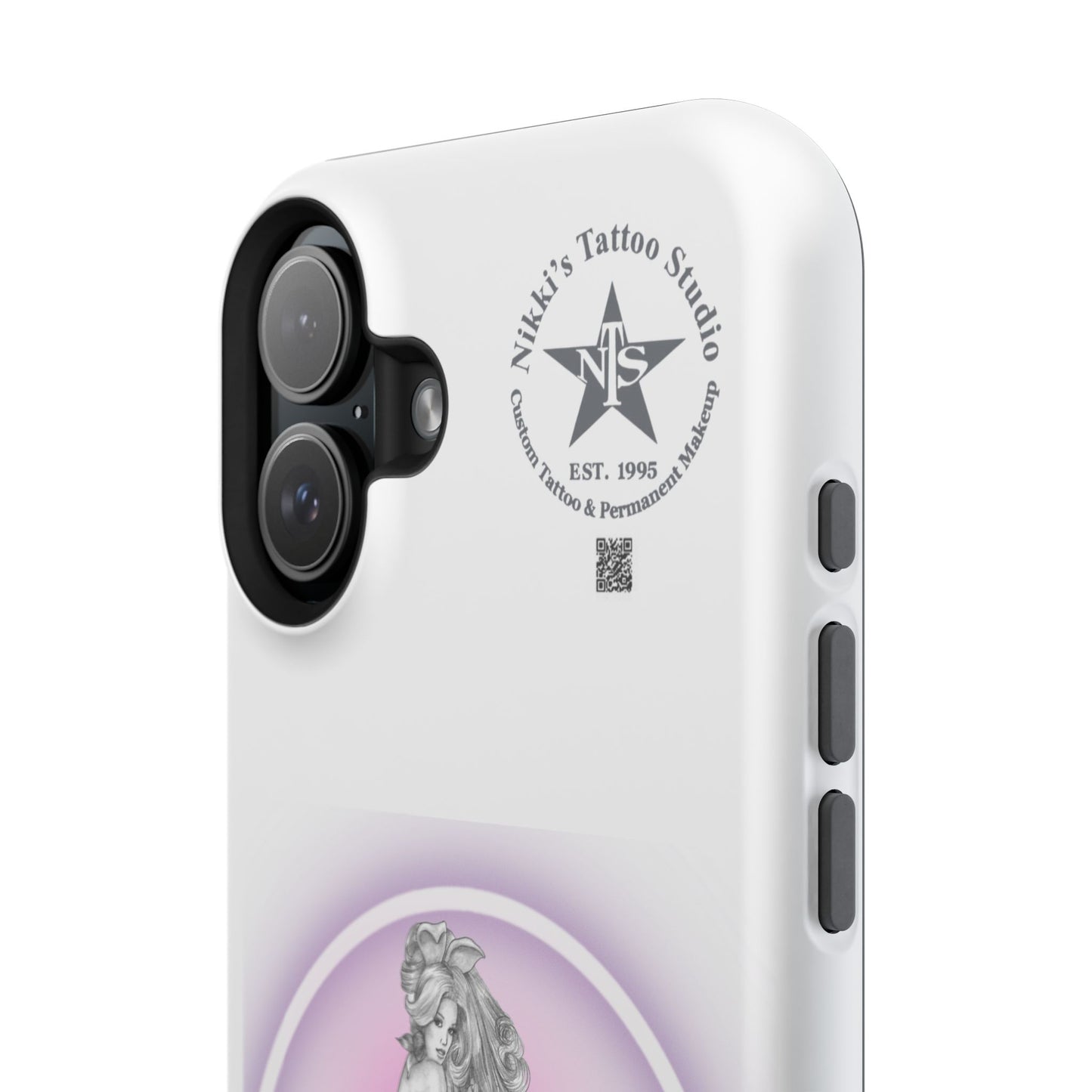 Phone Case: Pin Up Bunny Girl by Nikki
