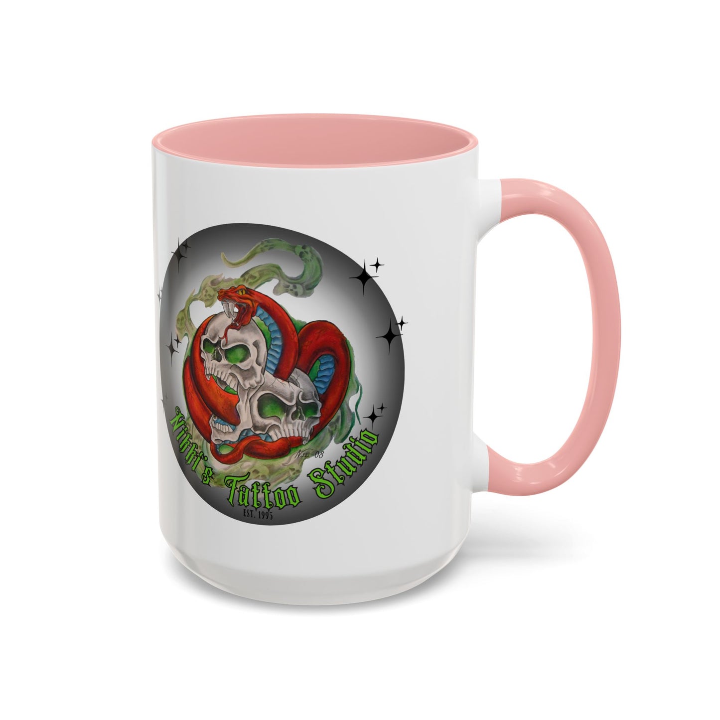 Mug - Nikki's Tattoo Studio (Skull & Snake)
