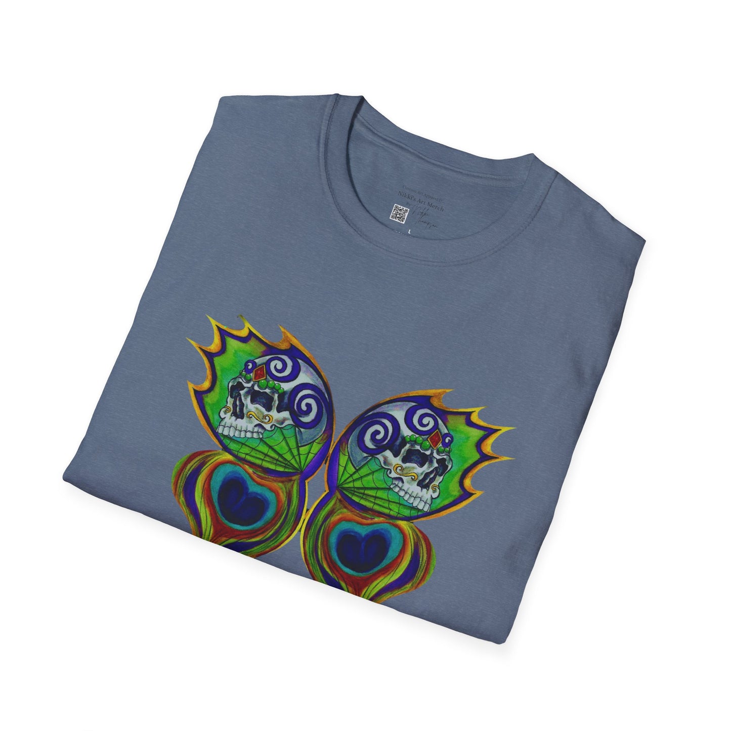 Butterfly Skull Logo Nikkis Tattoo Studio - 30th Anniversary T-Shirt