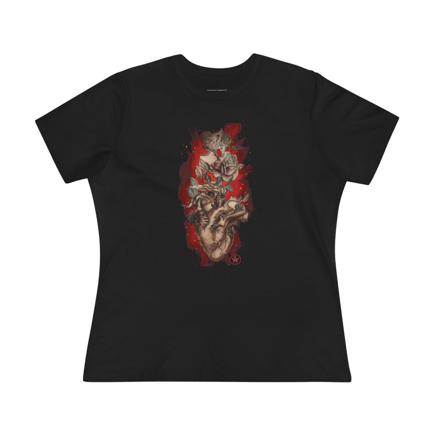 Anatomical Heart - Sephia by Nikki Women's Cotton Tee
