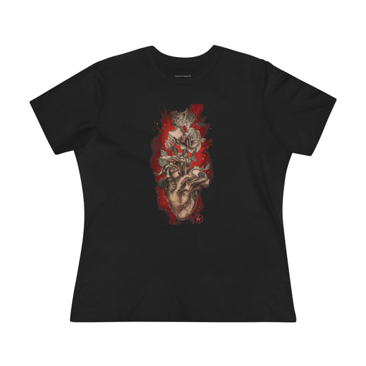 Anatomical Heart - Sephia by Nikki Women's Cotton Tee