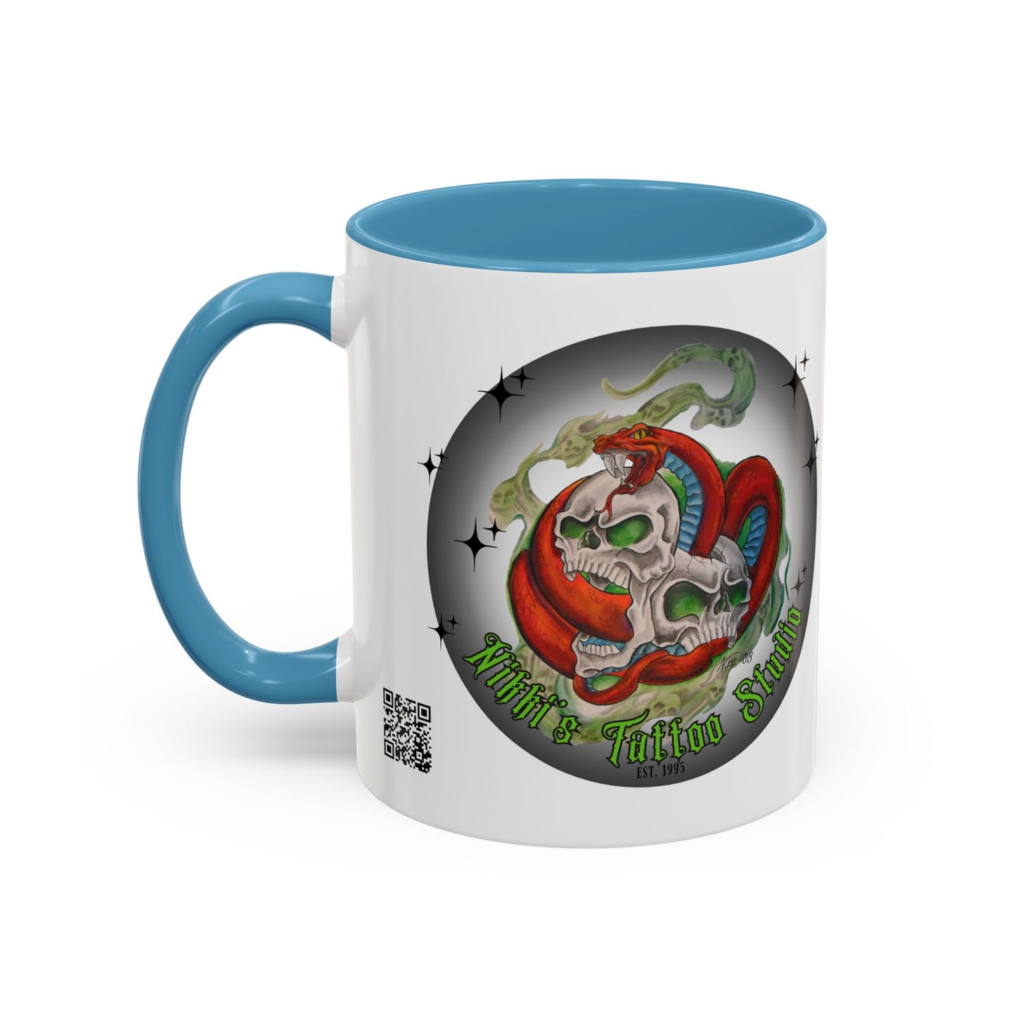 Mug - Nikki's Tattoo Studio (Skull & Snake)