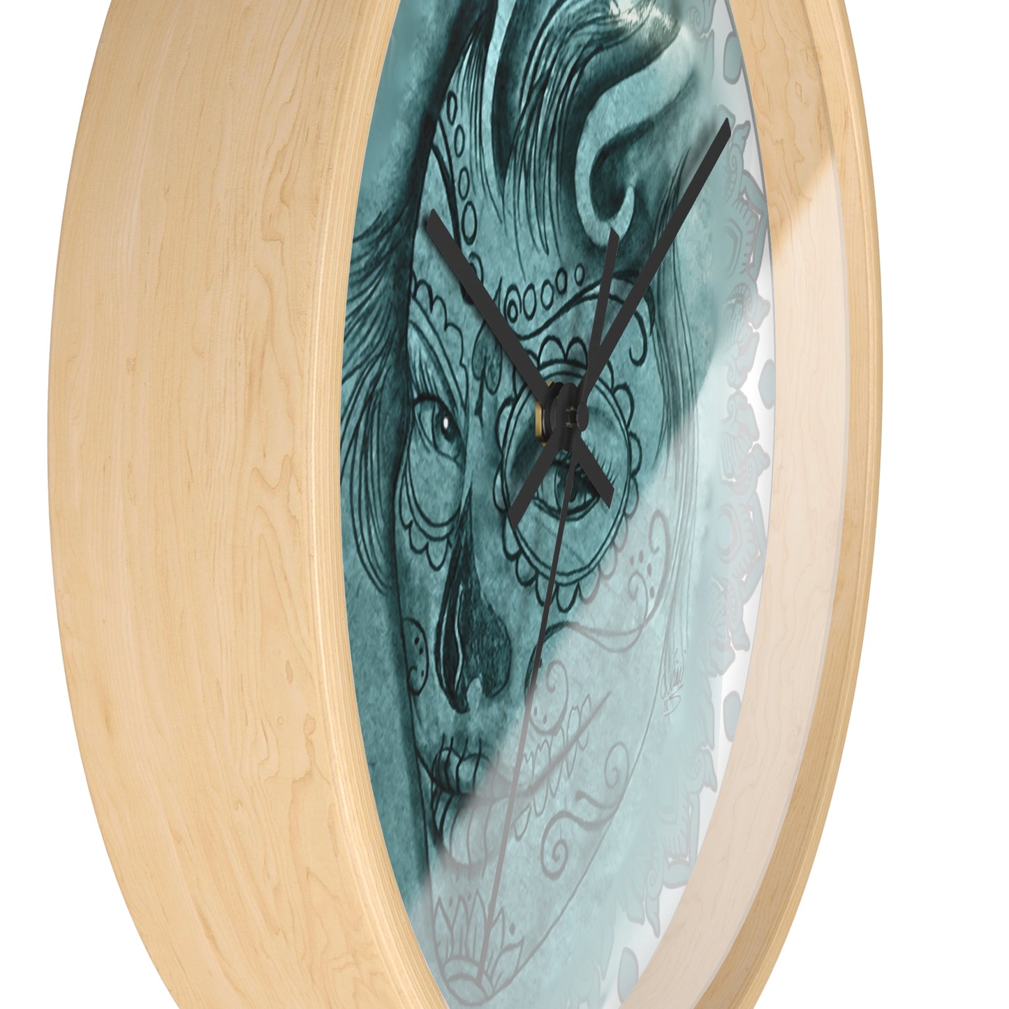 Wall Clock - Beautiful Face by Nikki
