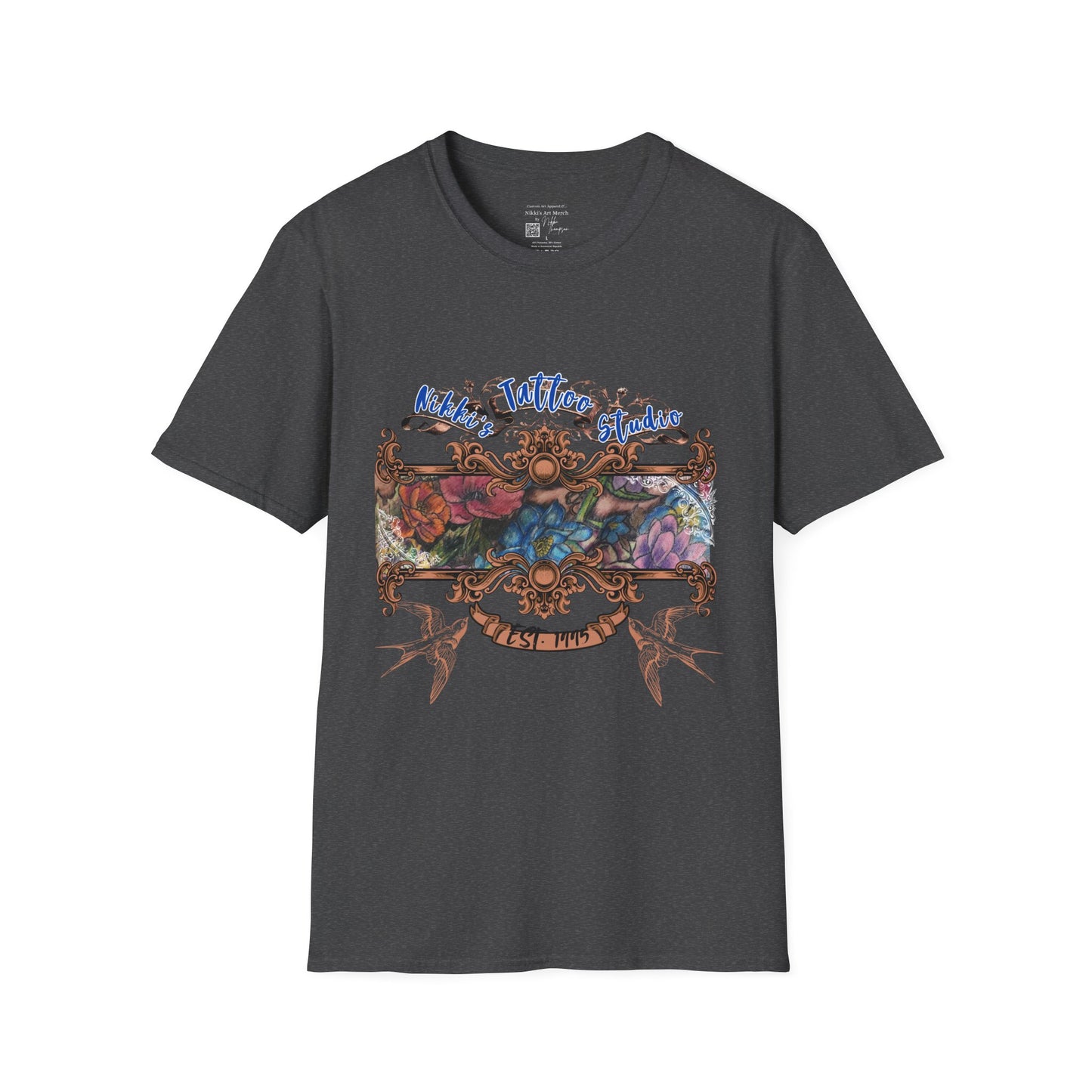 T-Shirt Unisex - Nikki's Tattoo Studio Art Collection by Nikki