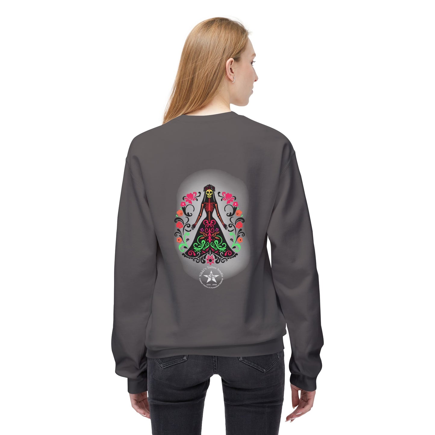 Sweatshirt - Day of the Dead Beautiful Art by Nikki