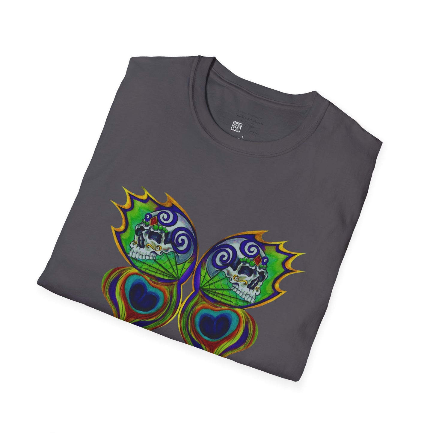 Butterfly Skull Logo Nikkis Tattoo Studio - 30th Anniversary T-Shirt