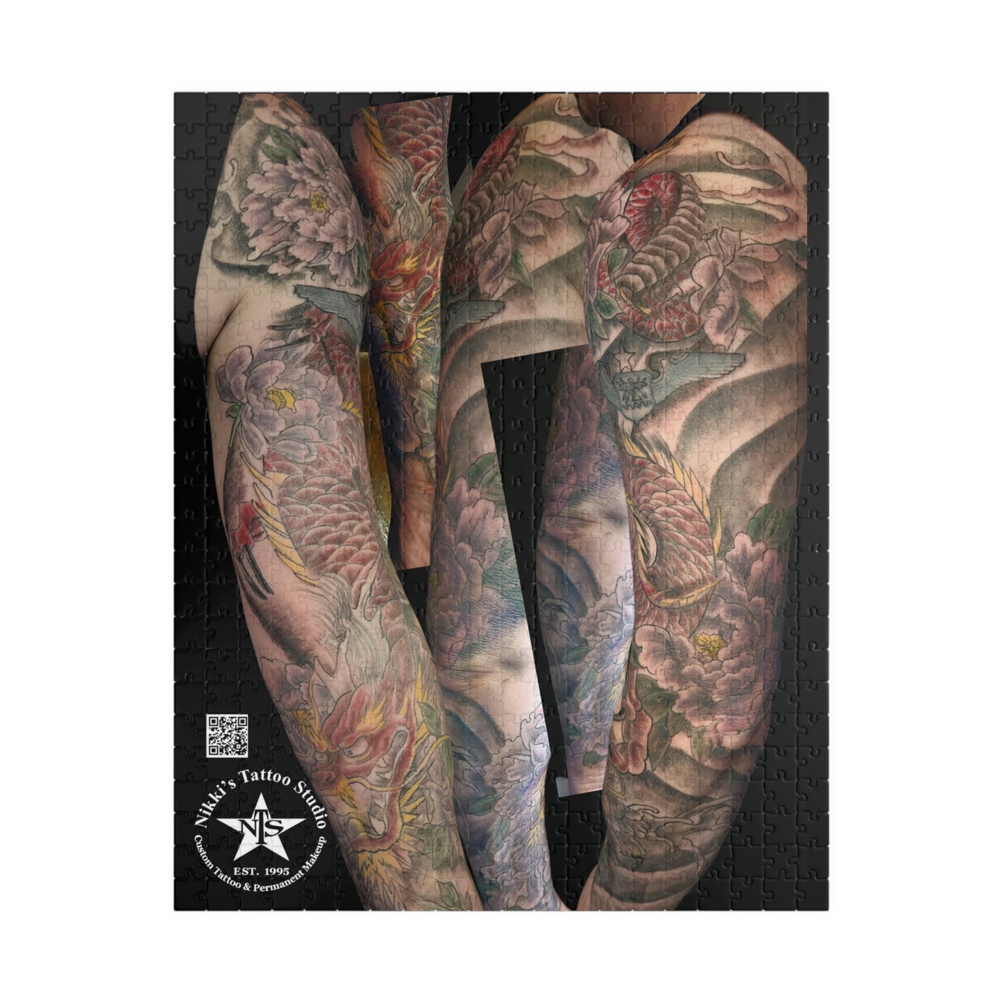 Puzzle Game: Nikki's Tattoo Art - Glossy Finish - 110, 252, 520 Pieces
