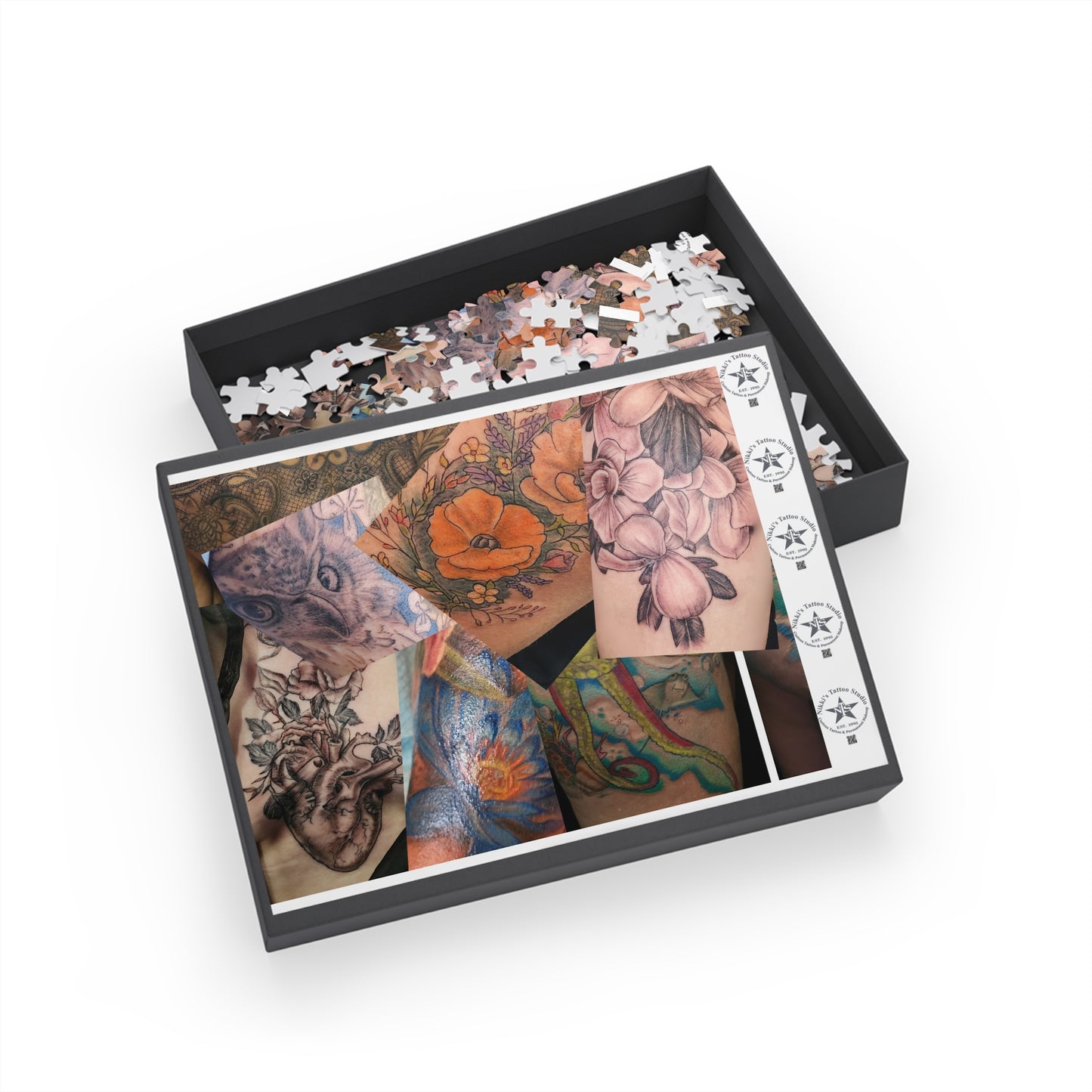 Puzzle Game: Tattoo Art by Nikki