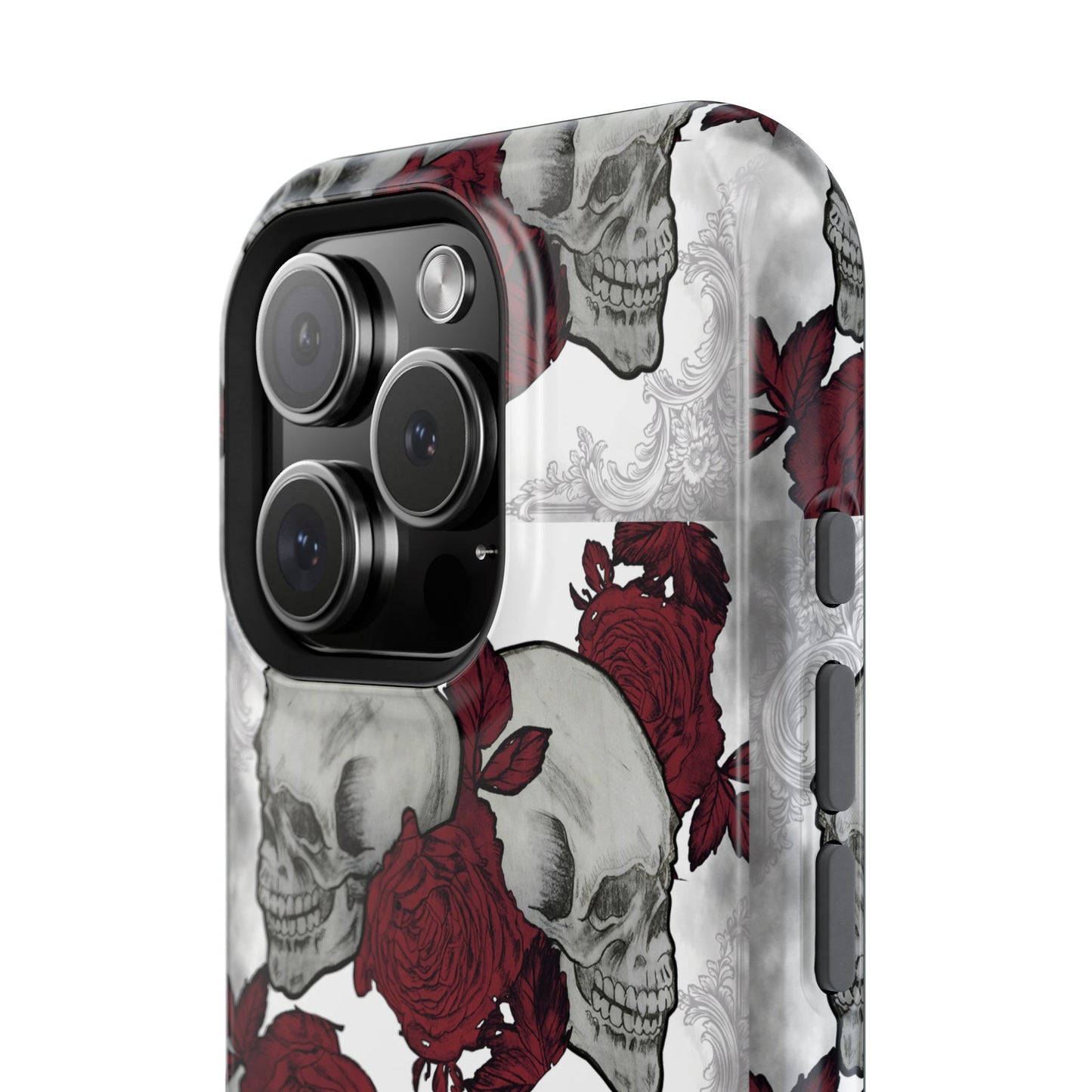 Skulls and Roses by Nikki - iPhone Case