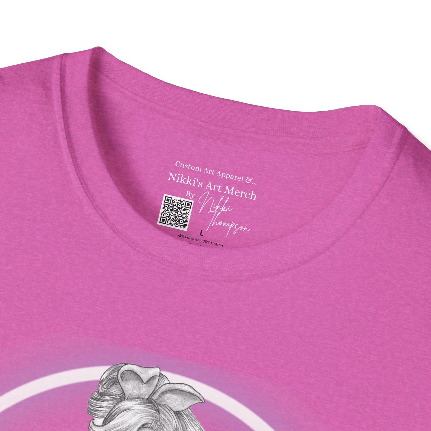 T-Shirt - Pretty Pin Up Bunny by Nikki